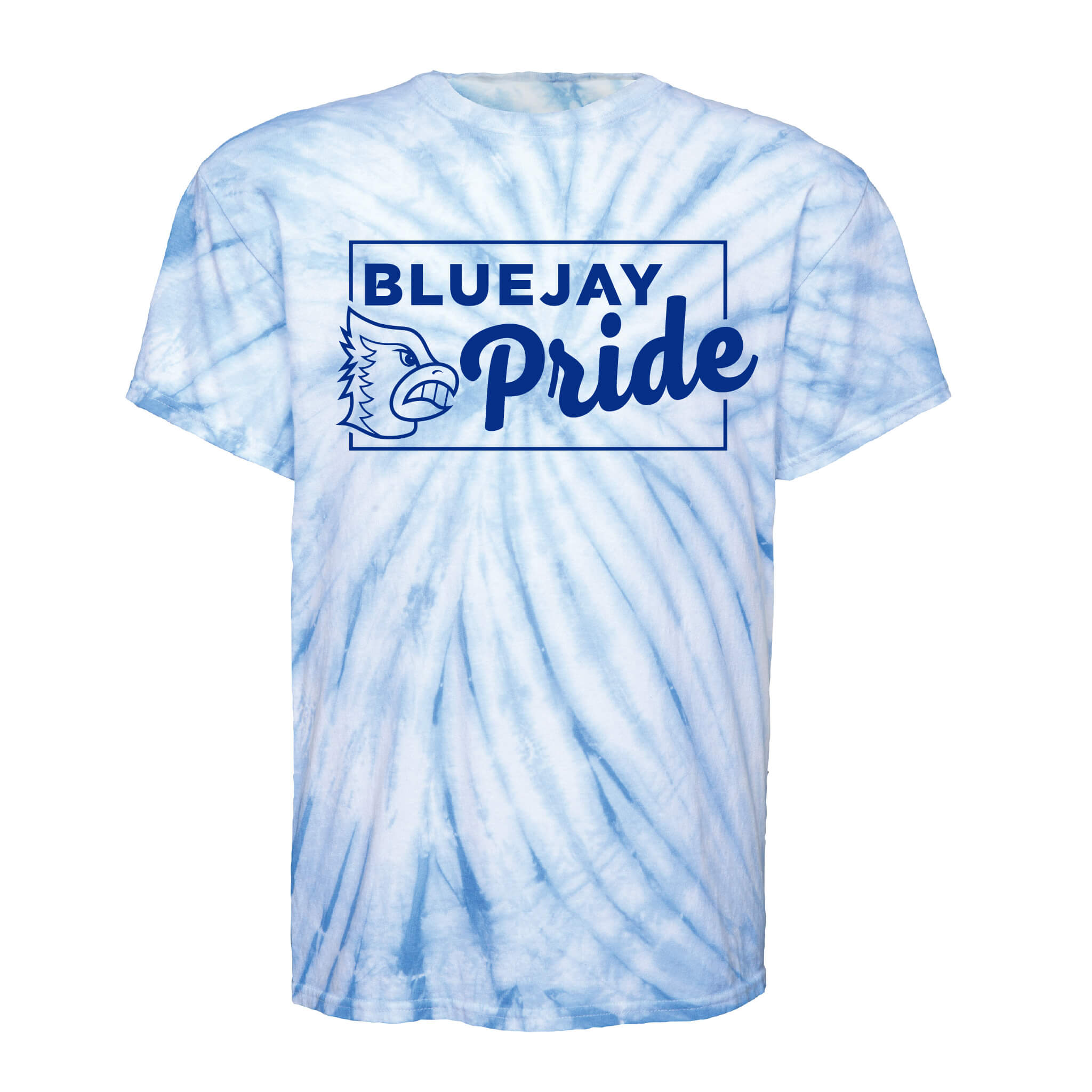Bluejay Pride - Tie Dye Cyclone Tee - Adult
