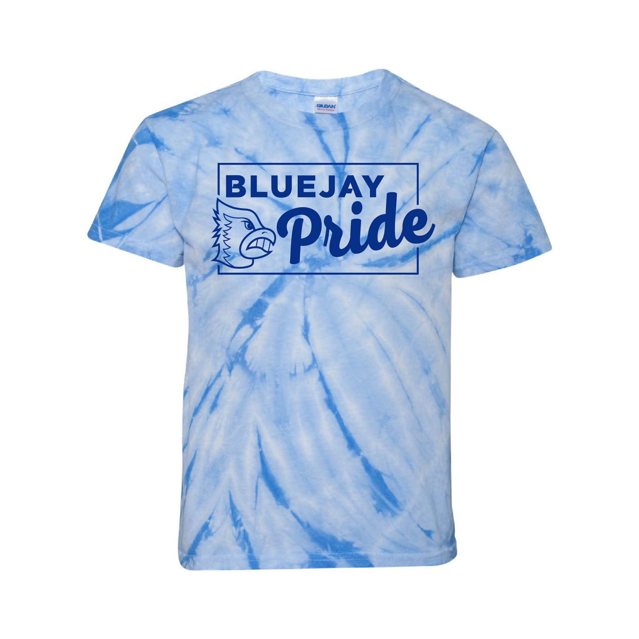 Bluejay Pride - Tie Dye Cyclone Tee - Youth