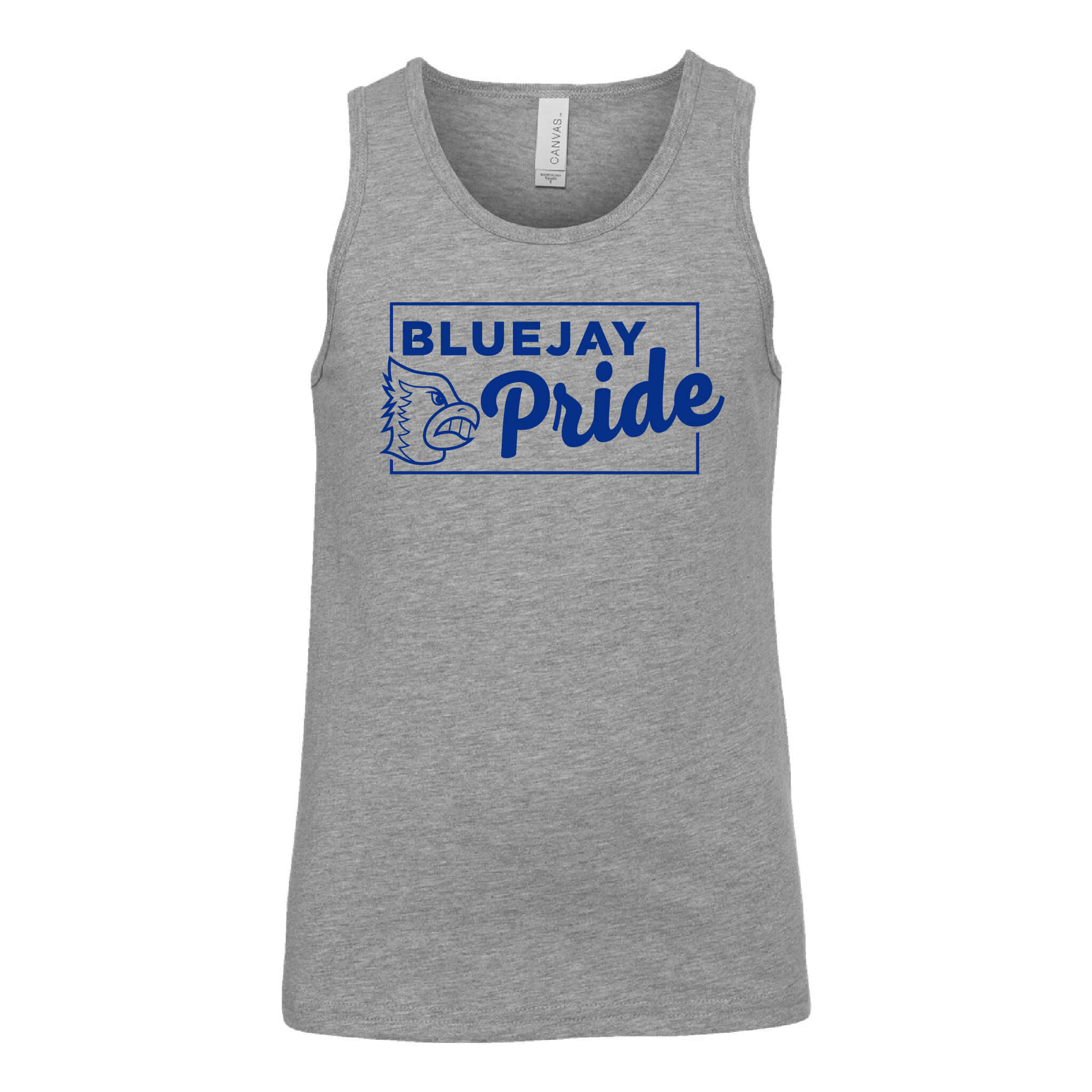 Bluejay Pride - Heather CVC Tank - Youth
