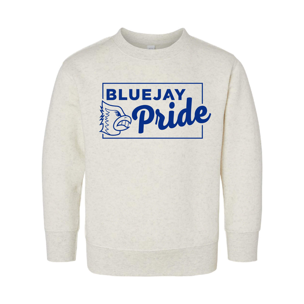 Bluejay Pride - Fleece Crewneck Sweatshirt - Toddler