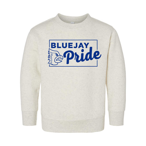 Bluejay Pride - Fleece Crewneck Sweatshirt - Toddler