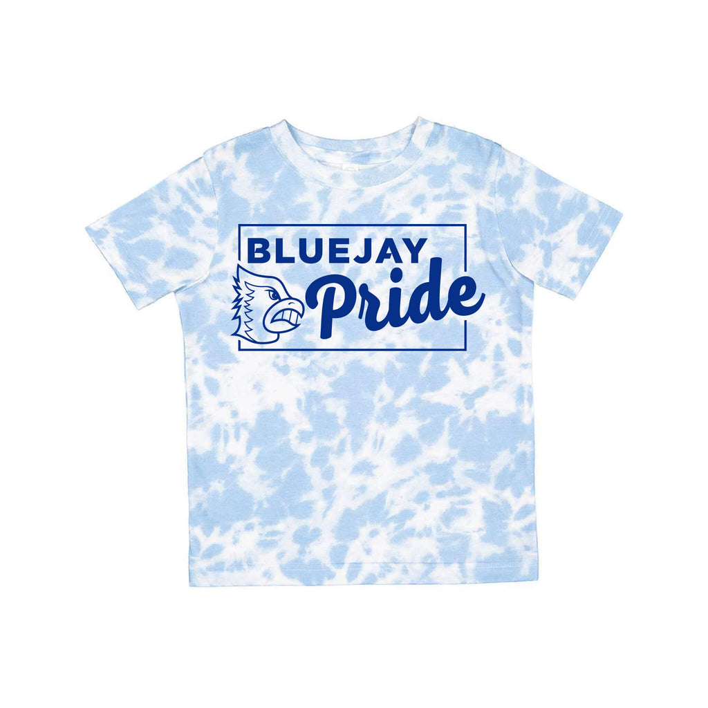 Bluejay Pride - Tie Dye Fine Jersey Tee - Toddler