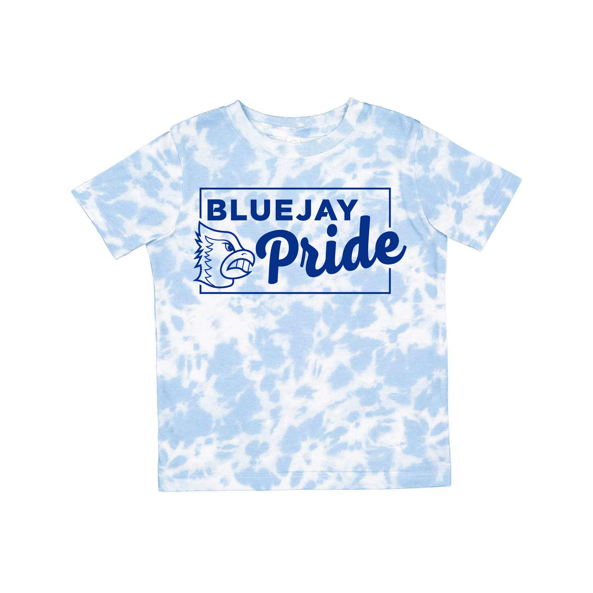 Bluejay Pride - Tie Dye Fine Jersey Tee - Toddler