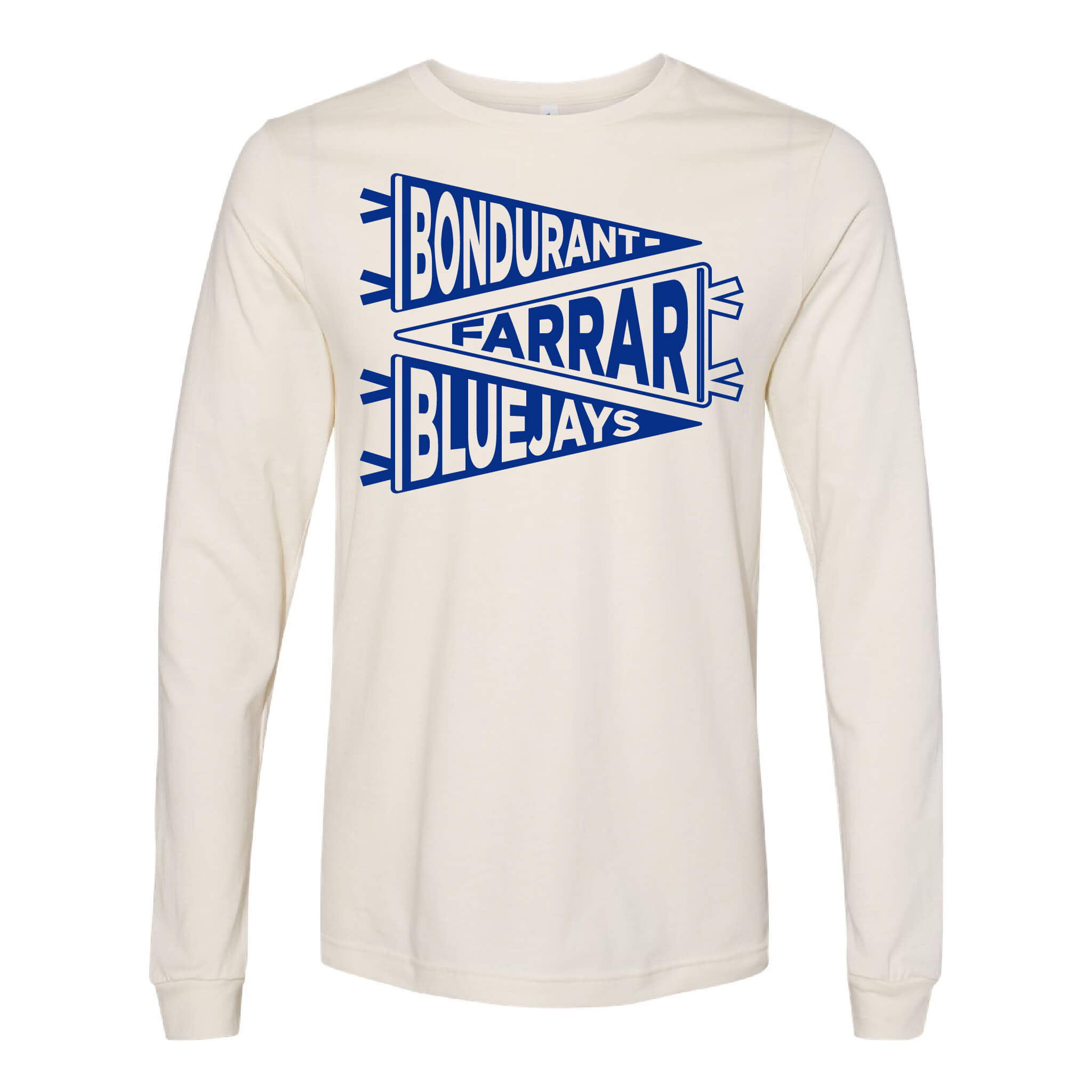 Bondurant Pennant - Jersey Long Sleeve Tee - Adult