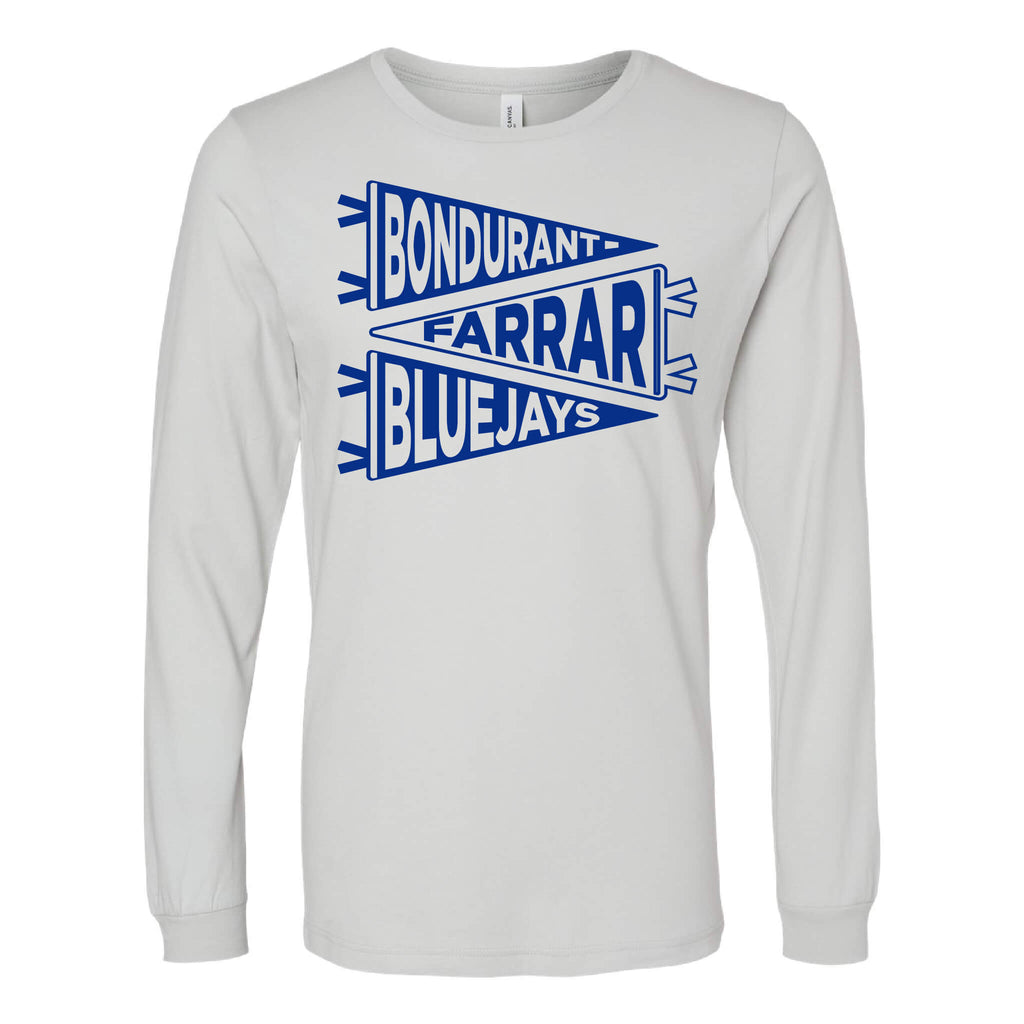 Bondurant Pennant - Jersey Long Sleeve Tee - Adult