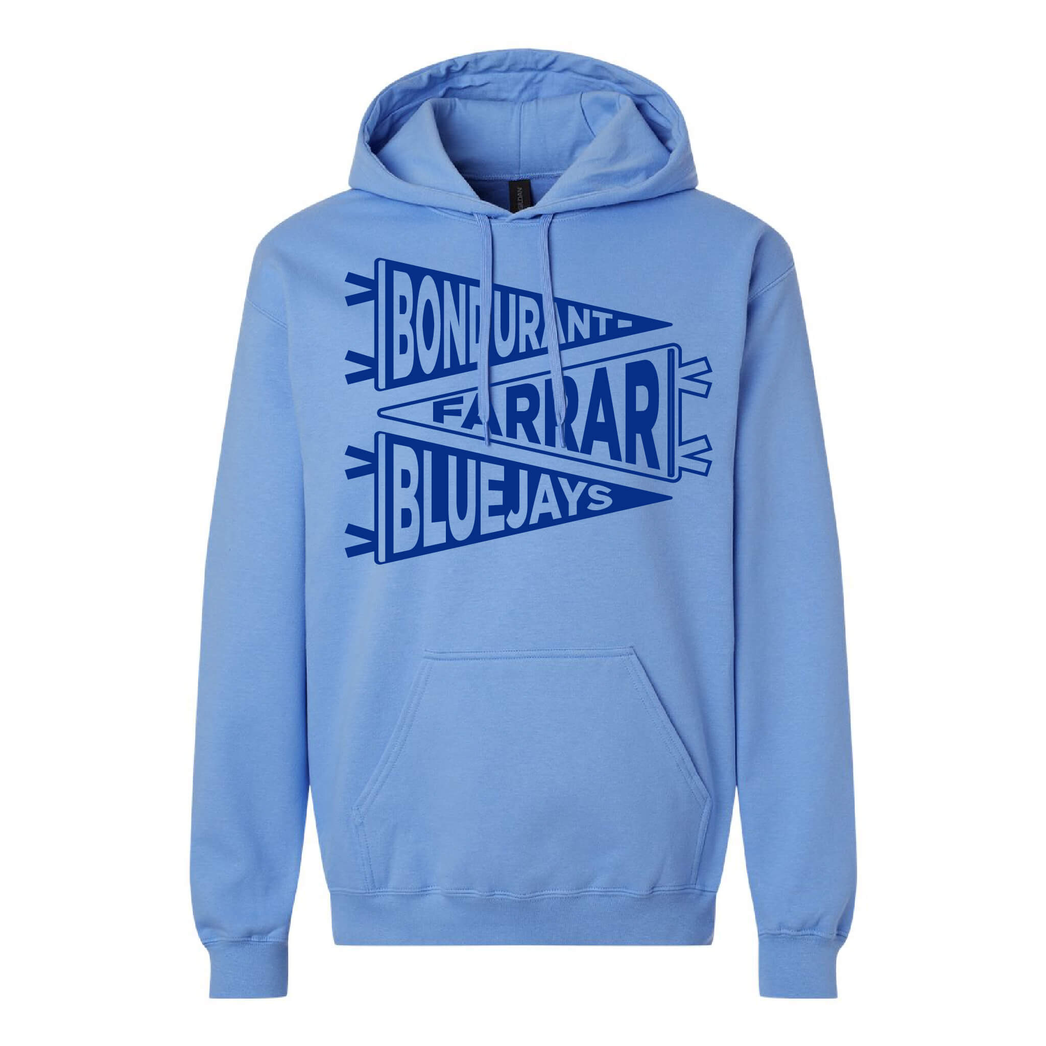 Bondurant Pennant - Softstyle Midweight Hooded Sweatshirt - Adult