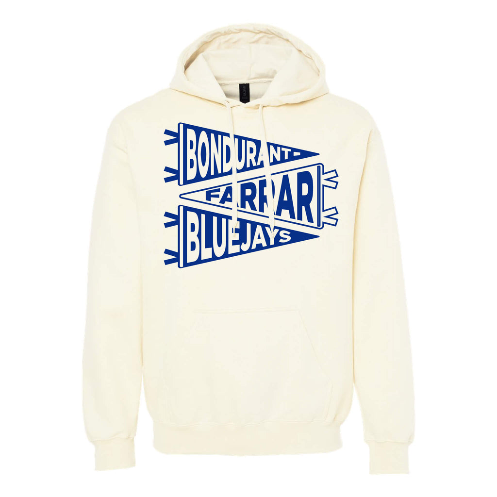 Bondurant Pennant - Softstyle Midweight Hooded Sweatshirt - Adult