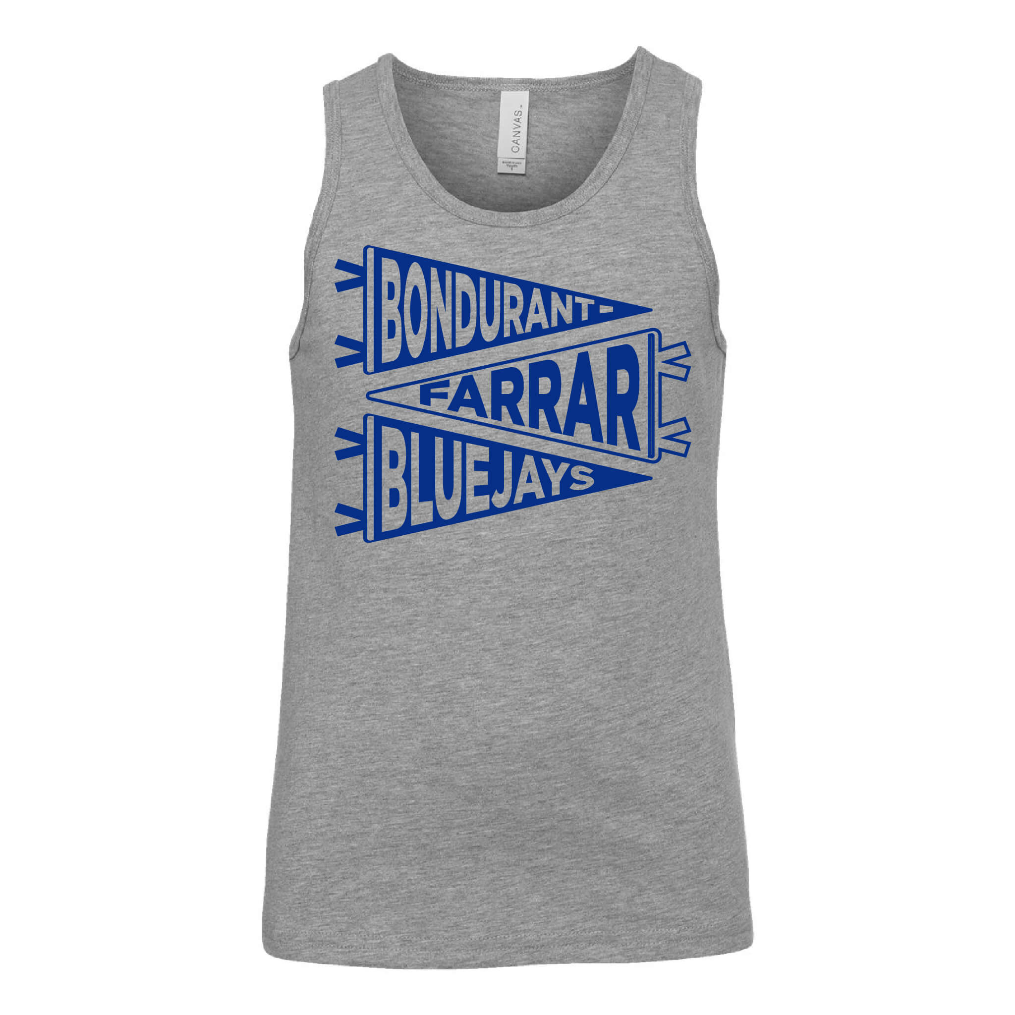 Bondurant Pennant - Heather CVC Tank - Youth