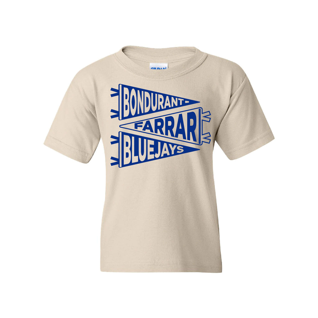 Bondurant Pennant - Heavy Cotton T-Shirt - Youth