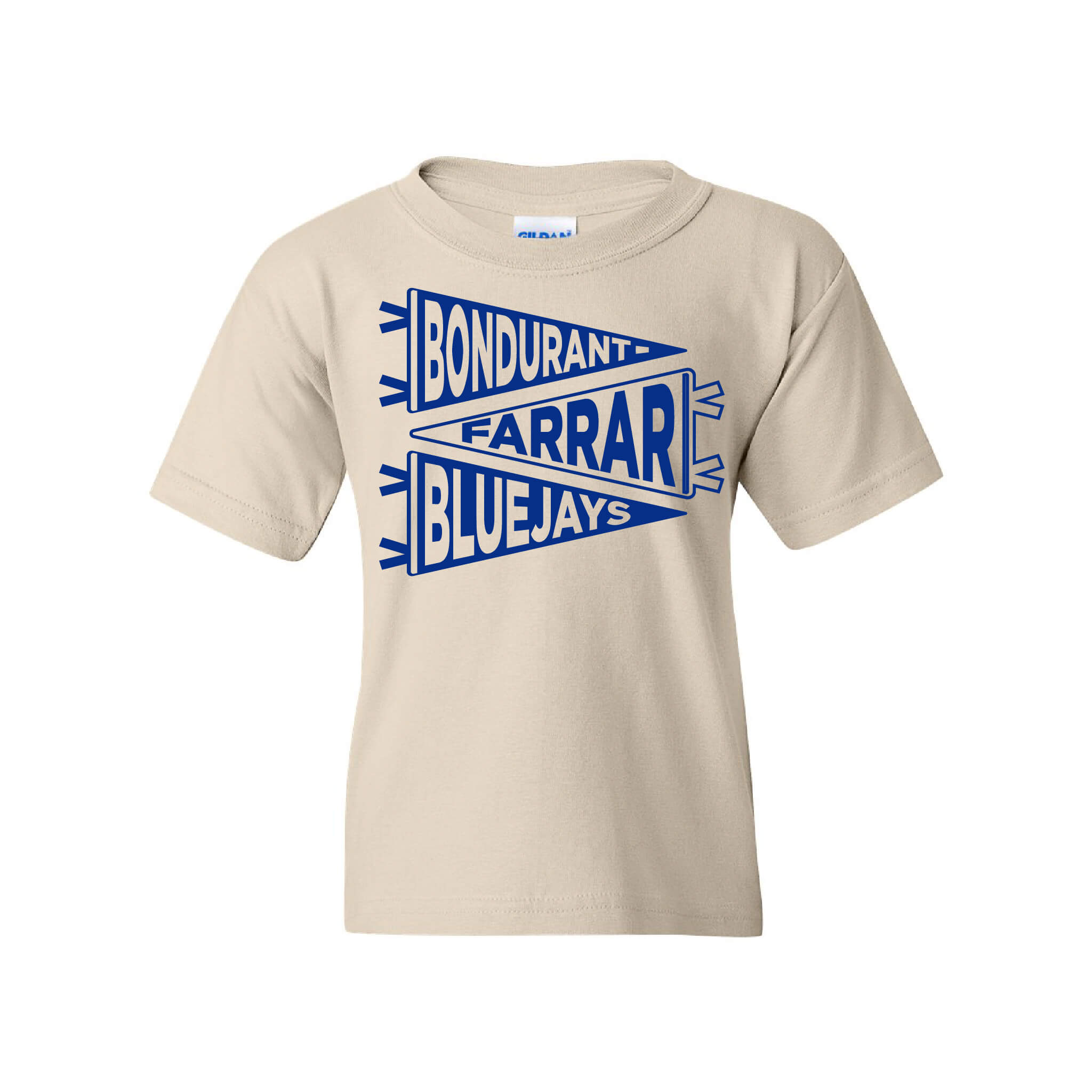 Bondurant Pennant - Heavy Cotton T-Shirt - Youth