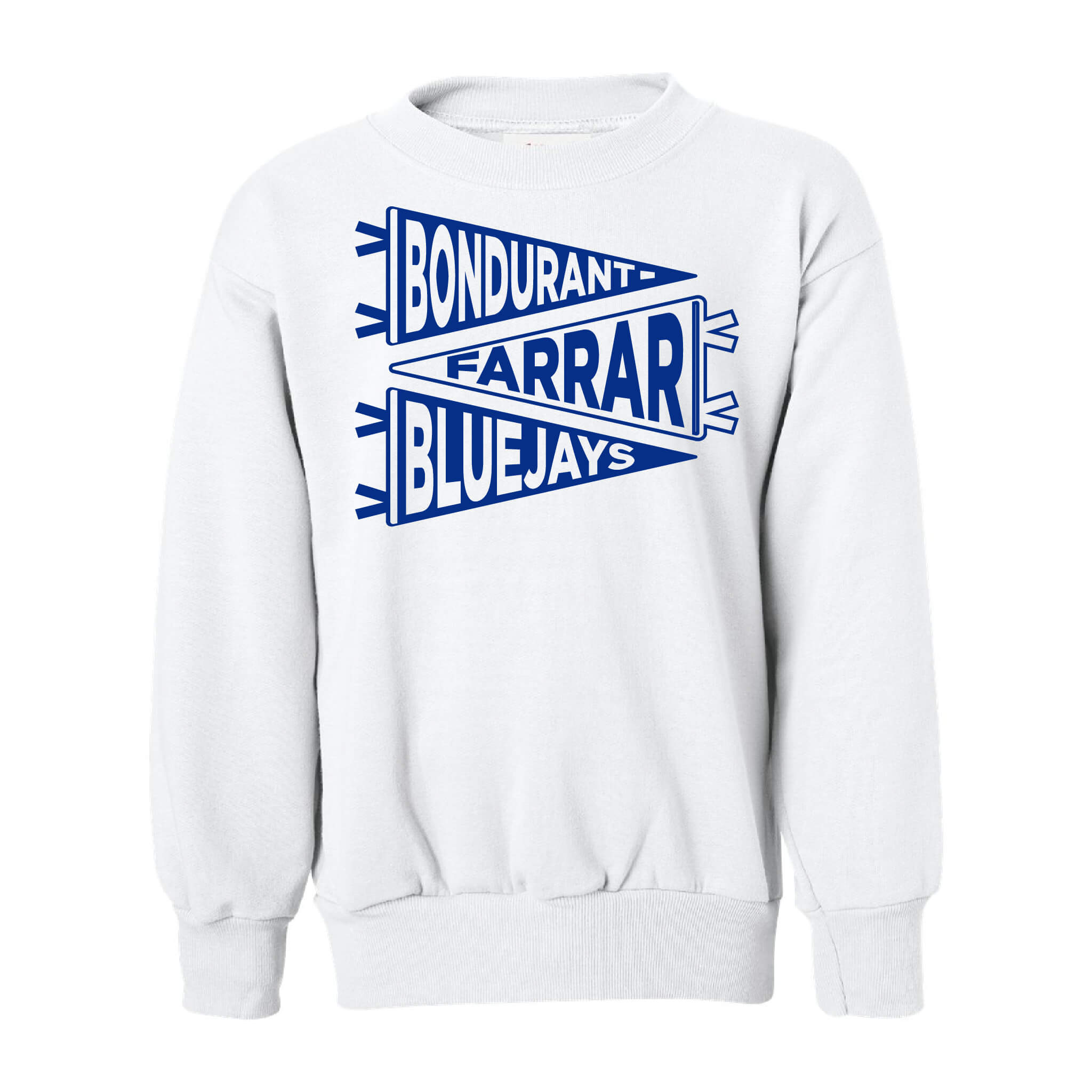 Bondurant Pennant - Crewneck Sweatshirt - Youth