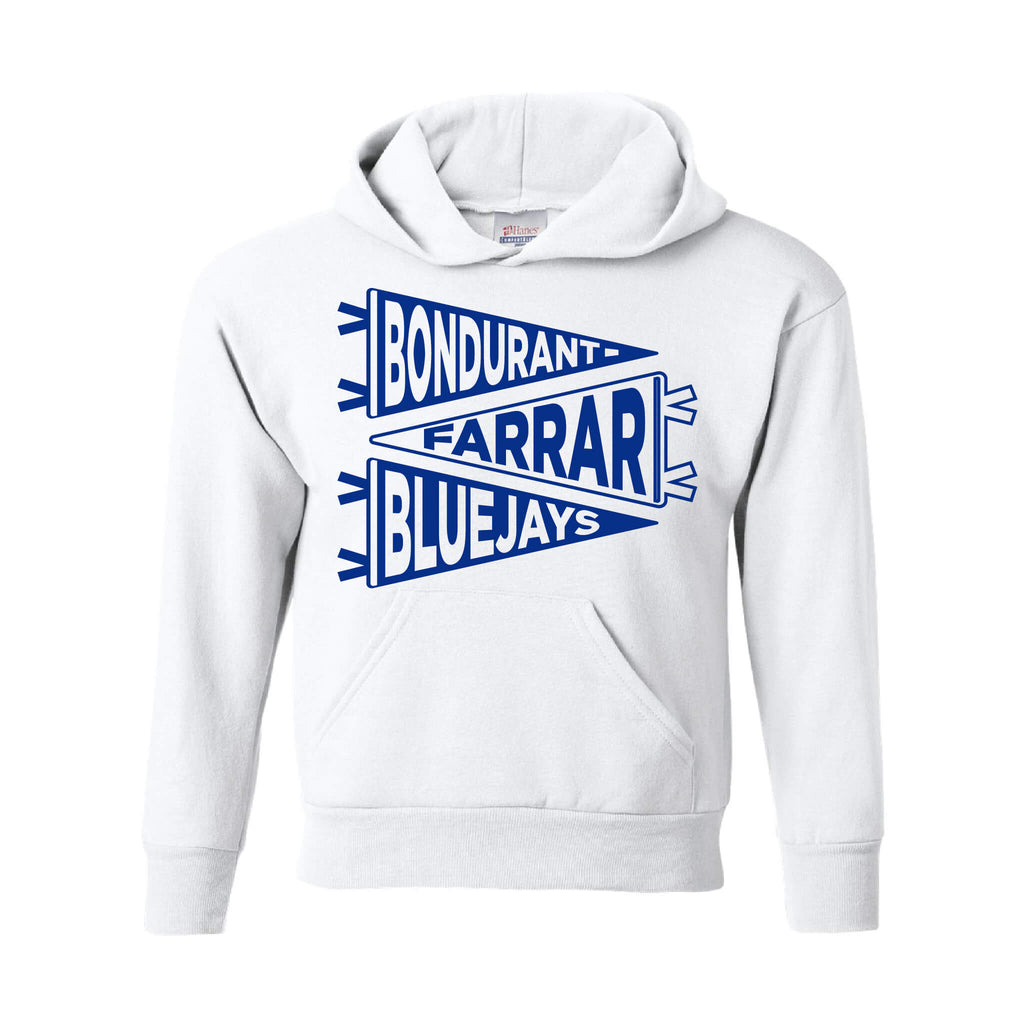 Bondurant Pennant - Hooded Sweatshirt - Youth