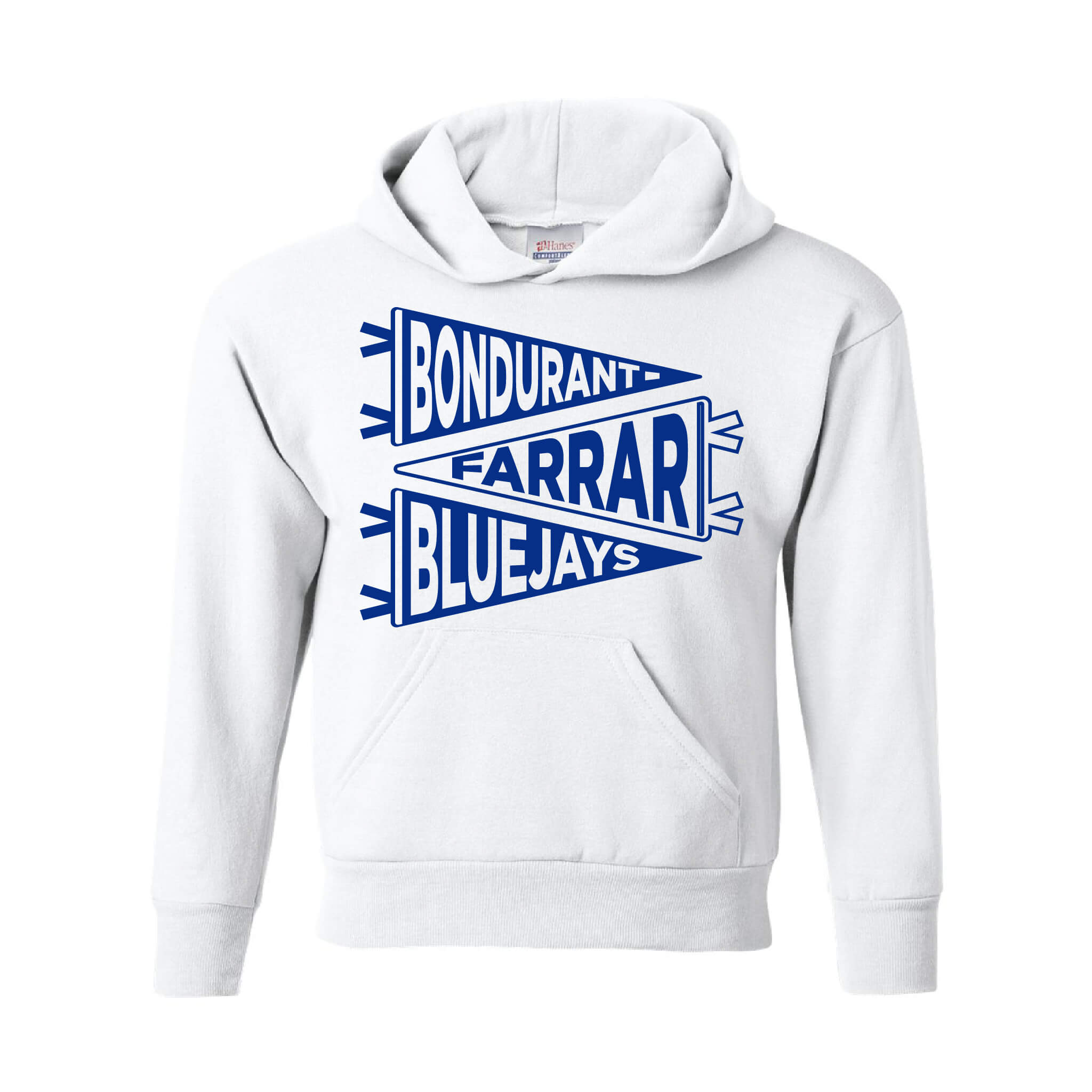 Bondurant Pennant - Hooded Sweatshirt - Youth