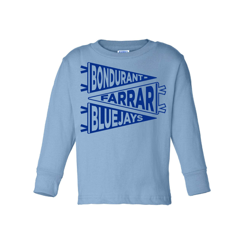 Bondurant Pennant - Cotton Jersey Long Sleeve Tee - Toddler