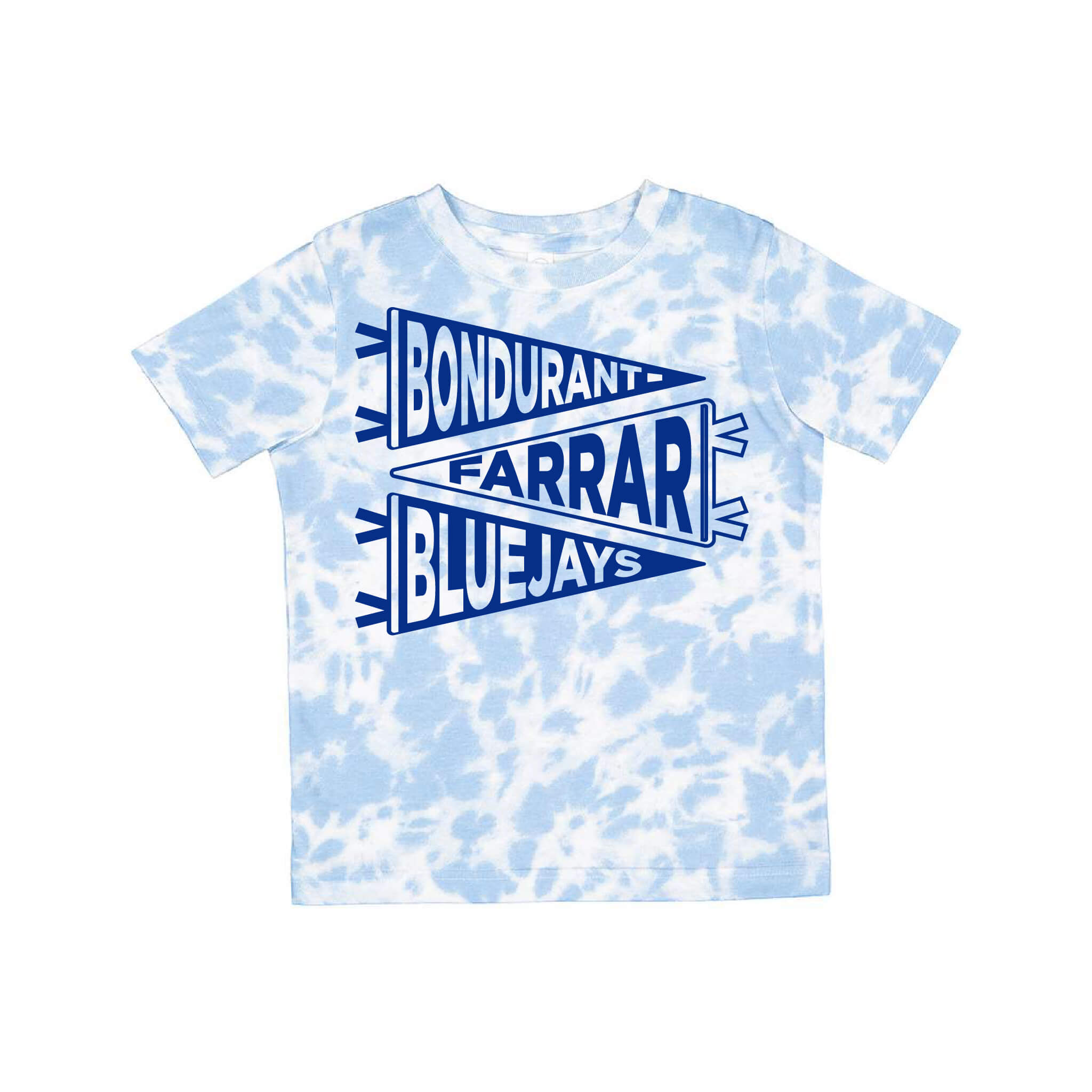 Bondurant Pennant - Tie Dye Fine Jersey Tee - Toddler