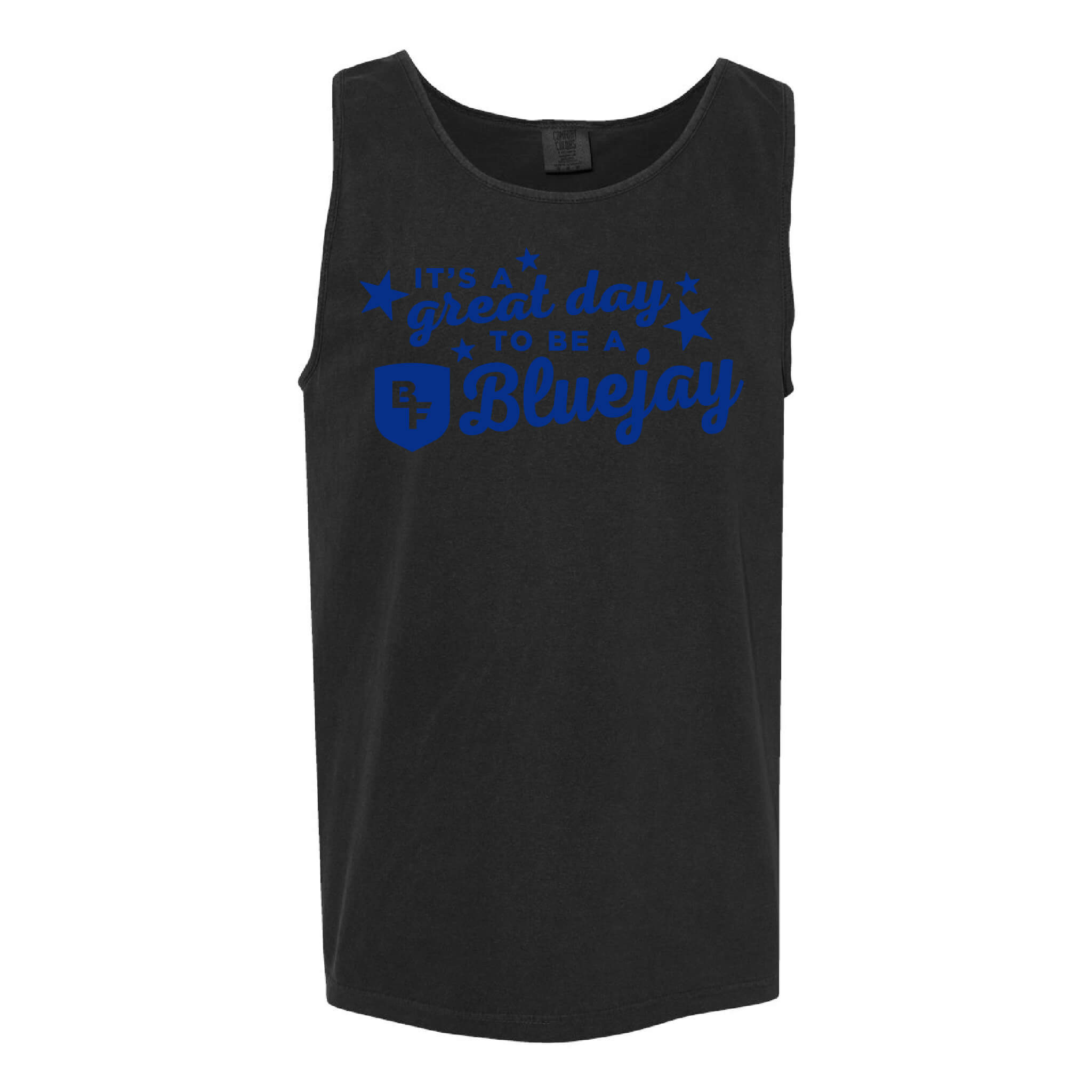 It's A Great Day To Be A Bluejay - Garment-Dyed Heavyweight Tank Top - Adult