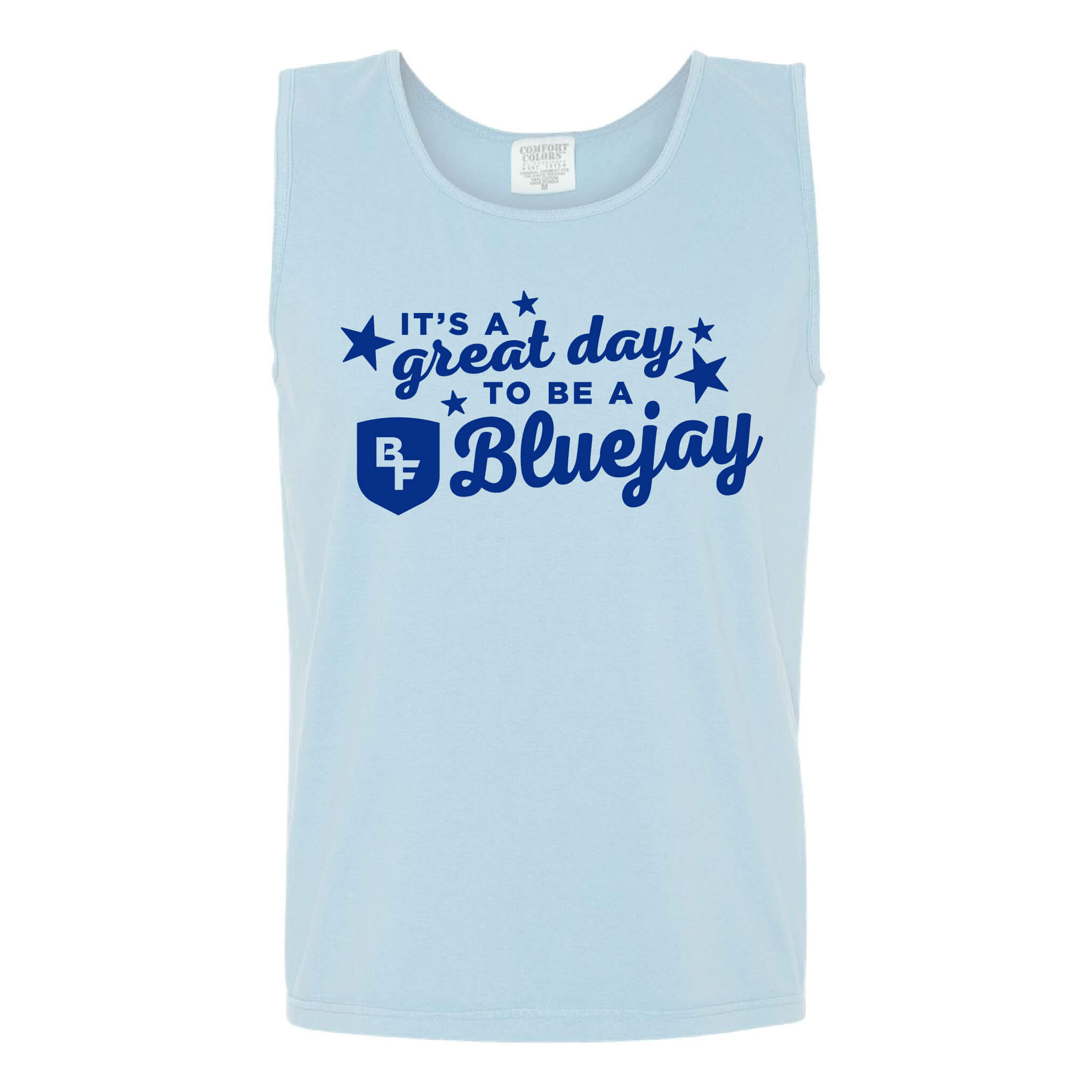 It's A Great Day To Be A Bluejay - Garment-Dyed Heavyweight Tank Top - Adult