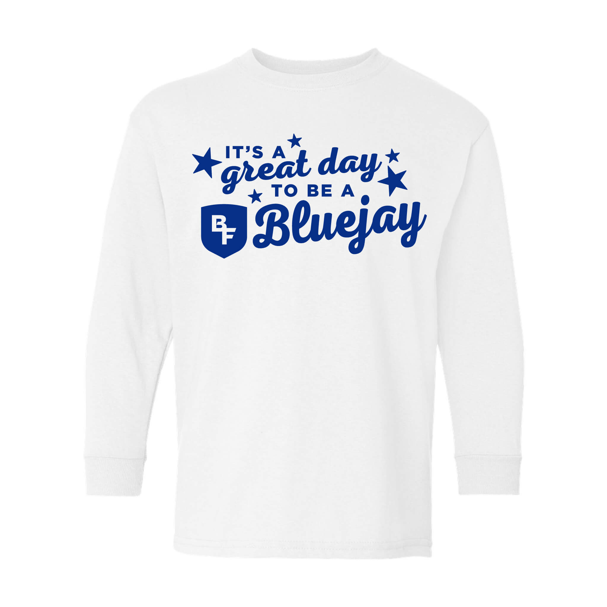 It's A Great Day To Be A Bluejay - Heavy Cotton Long Sleeve T-Shirt - Youth