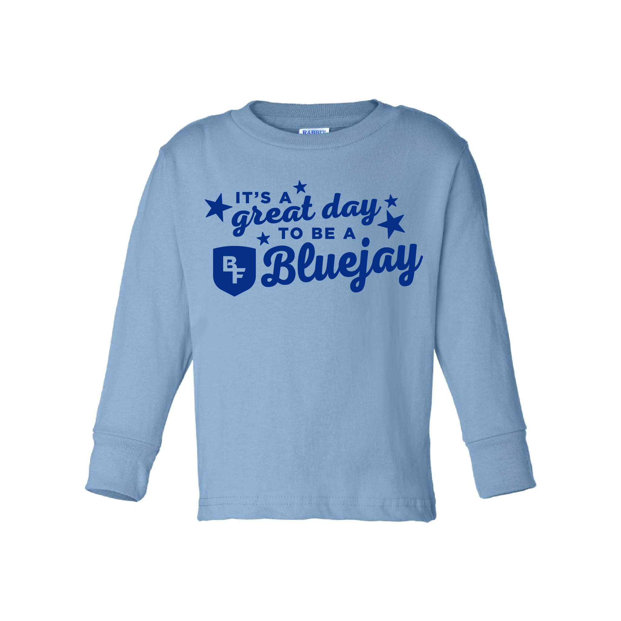 It's A Great Day To Be A Bluejay - Cotton Jersey Long Sleeve Tee - Toddler