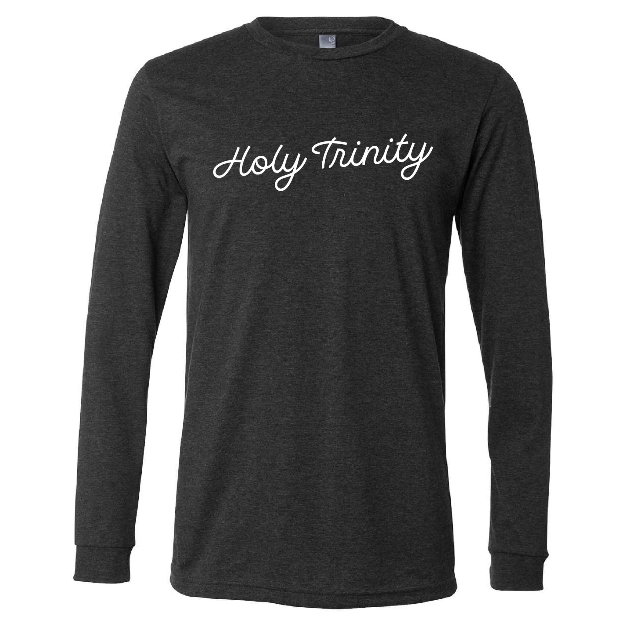 Holy Trinity Script CVC Long Sleeve Tee - Adult