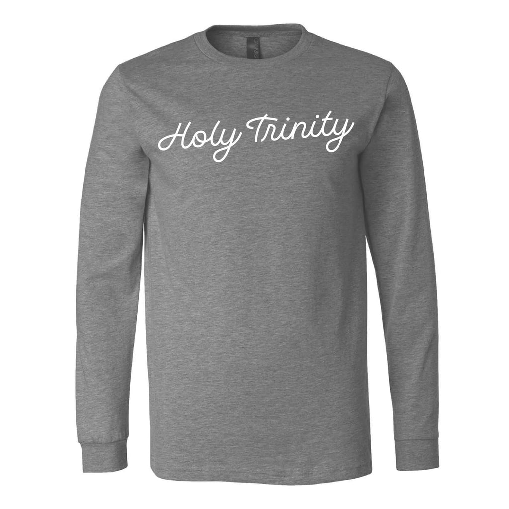Holy Trinity Script CVC Long Sleeve Tee - Adult