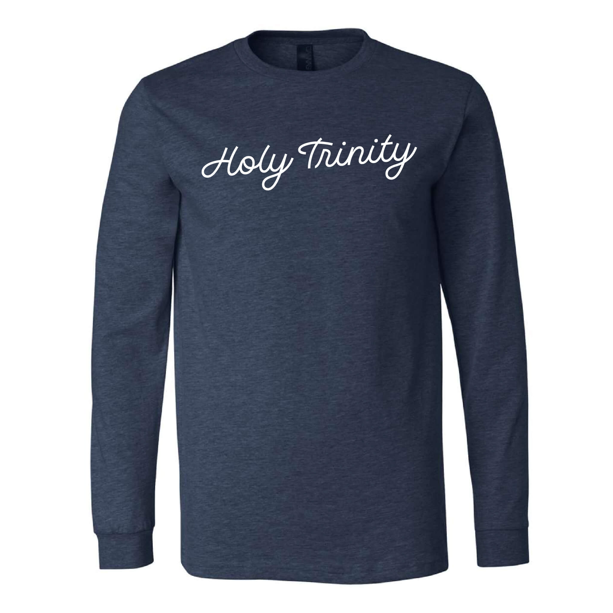 Holy Trinity Script CVC Long Sleeve Tee - Adult