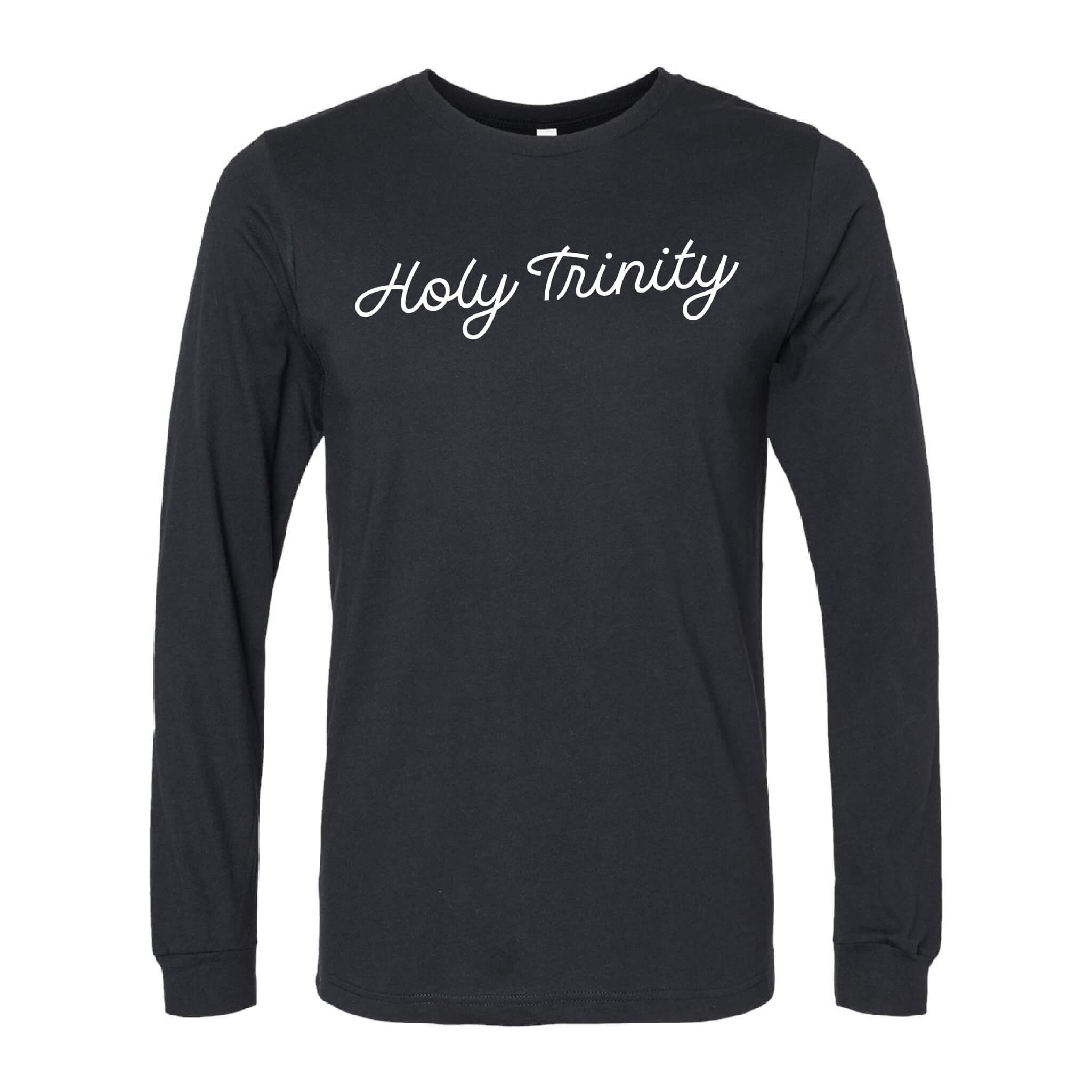Holy Trinity Script CVC Long Sleeve Tee - Adult