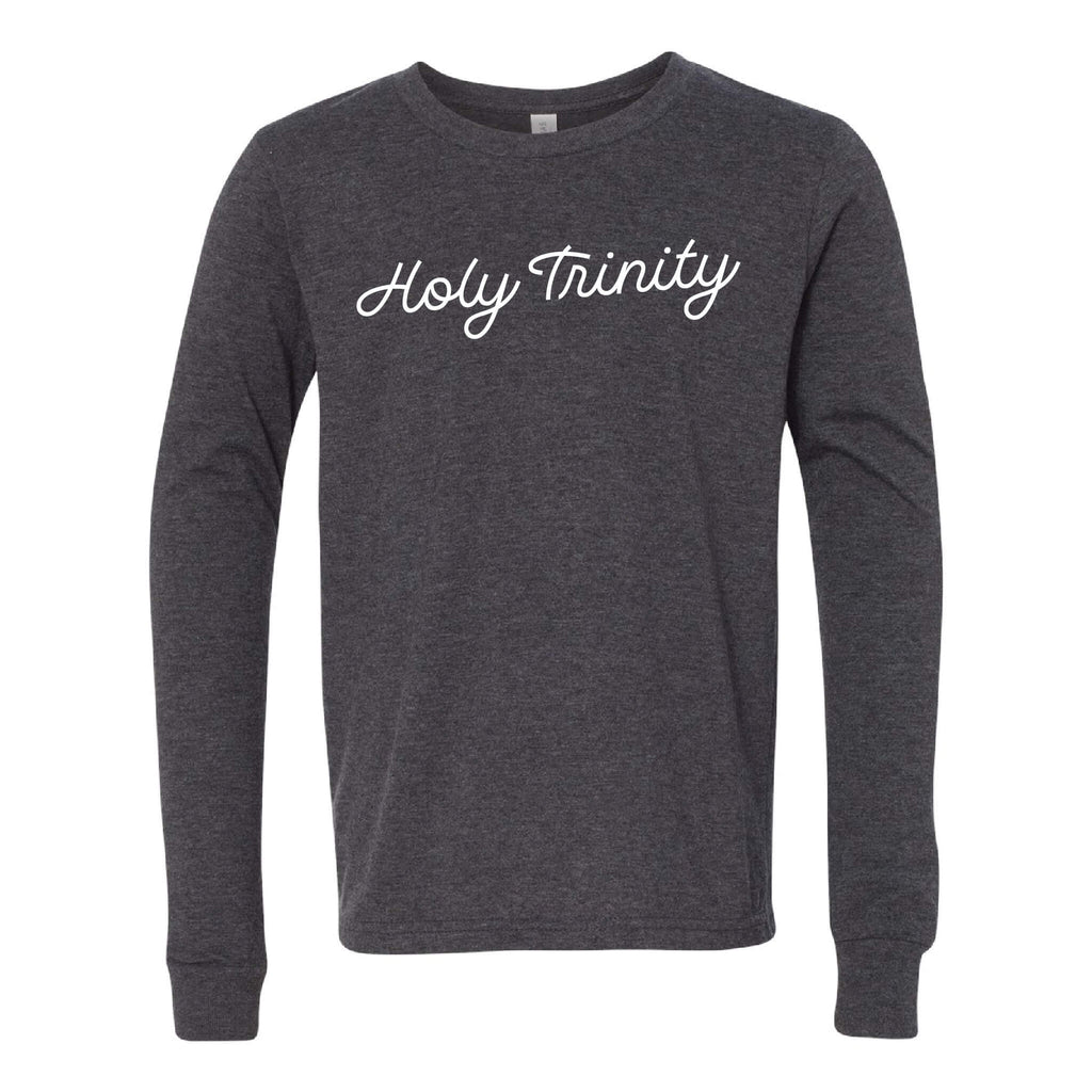 Holy Trinity Script CVC Long Sleeve Tee - Youth