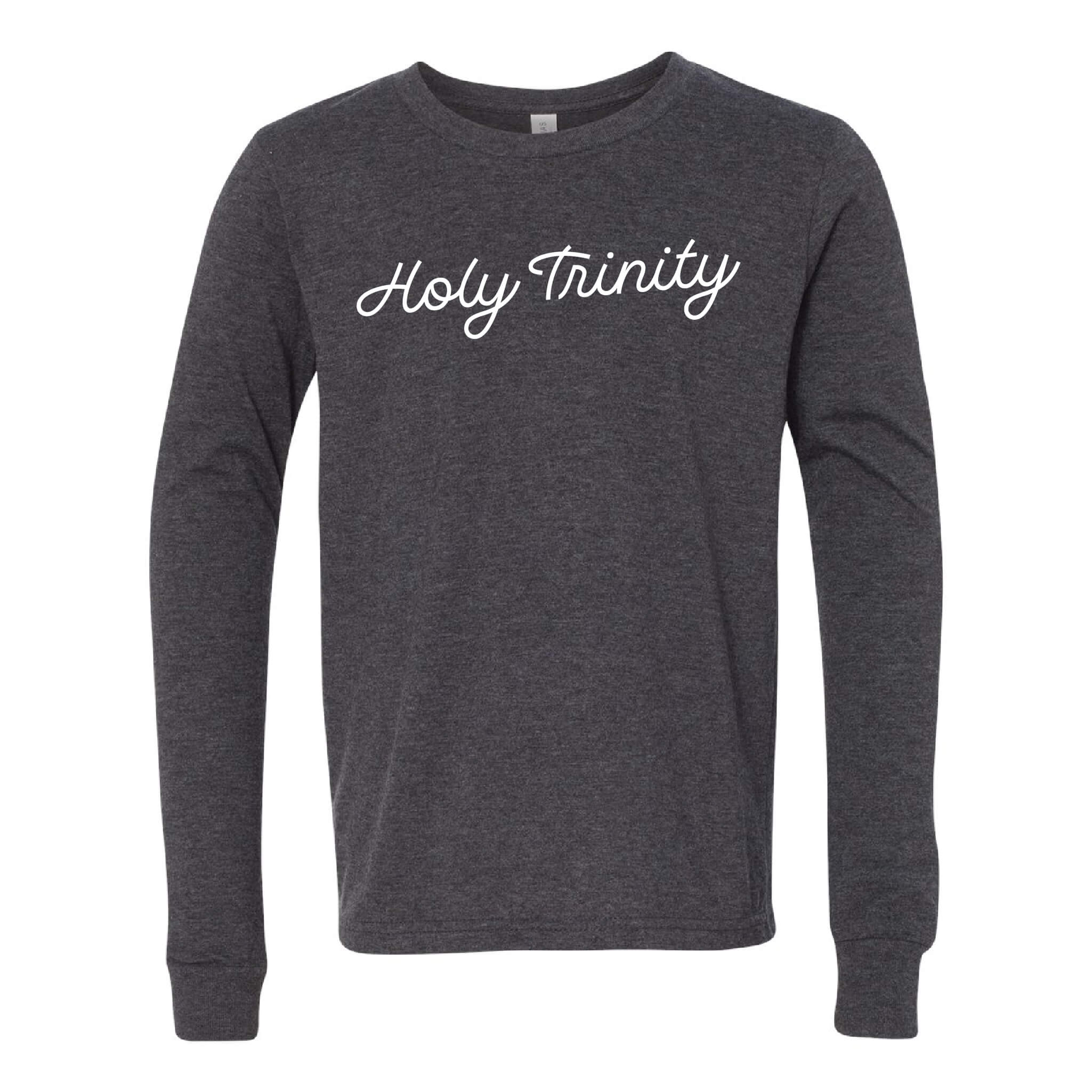Holy Trinity Script CVC Long Sleeve Tee - Youth