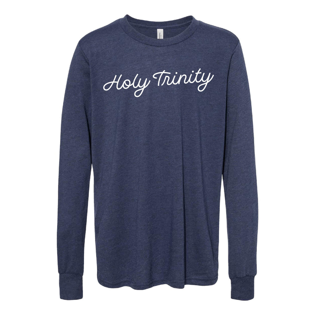 Holy Trinity Script CVC Long Sleeve Tee - Youth