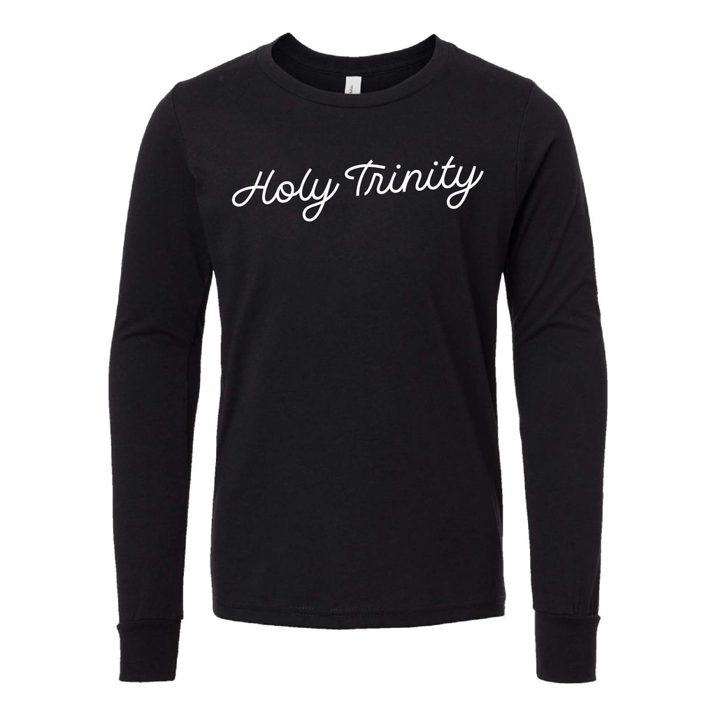 Holy Trinity Script CVC Long Sleeve Tee - Youth