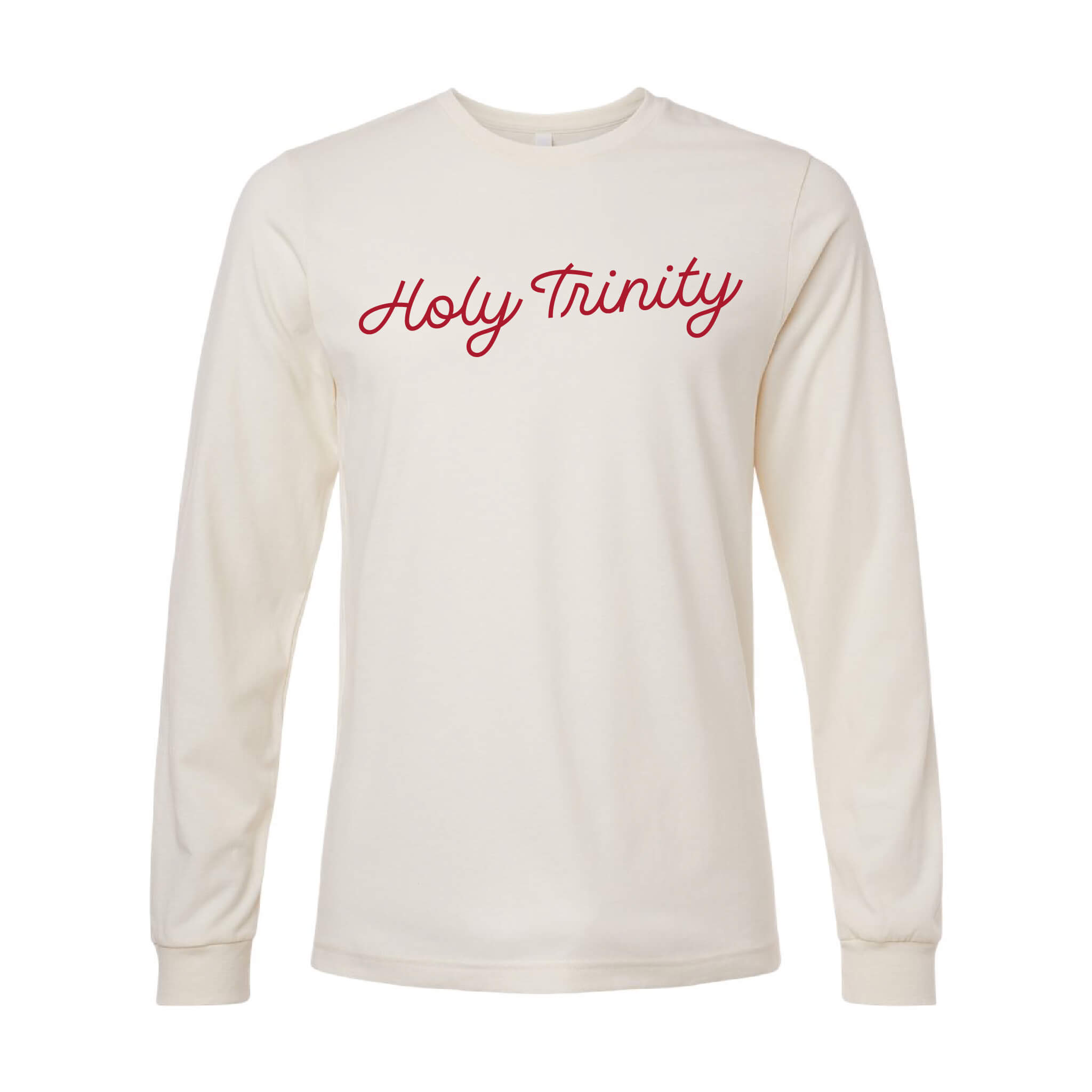 Holy Trinity Script CVC Long Sleeve Tee - Adult