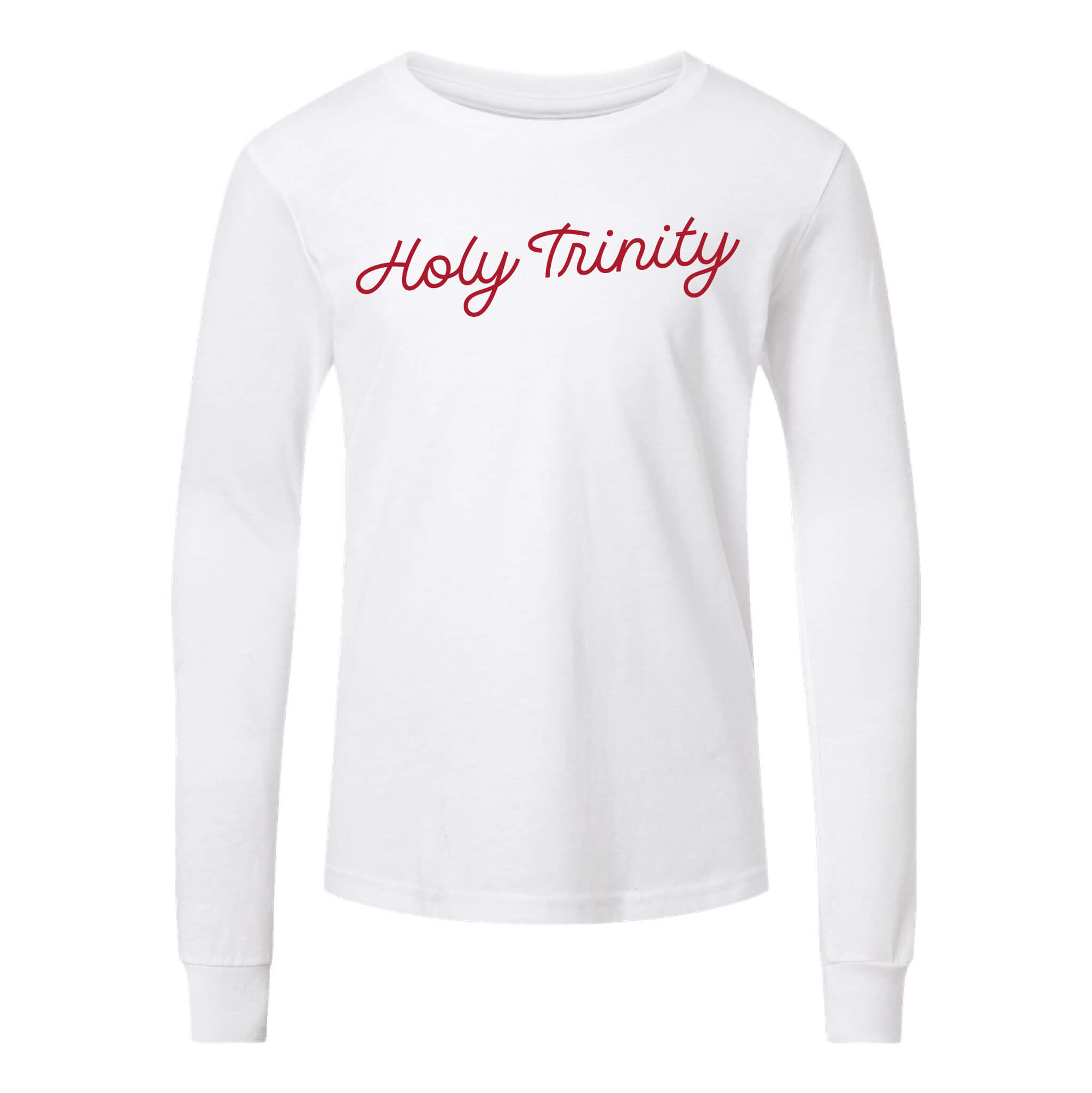 Holy Trinity Script CVC Long Sleeve Tee - Youth