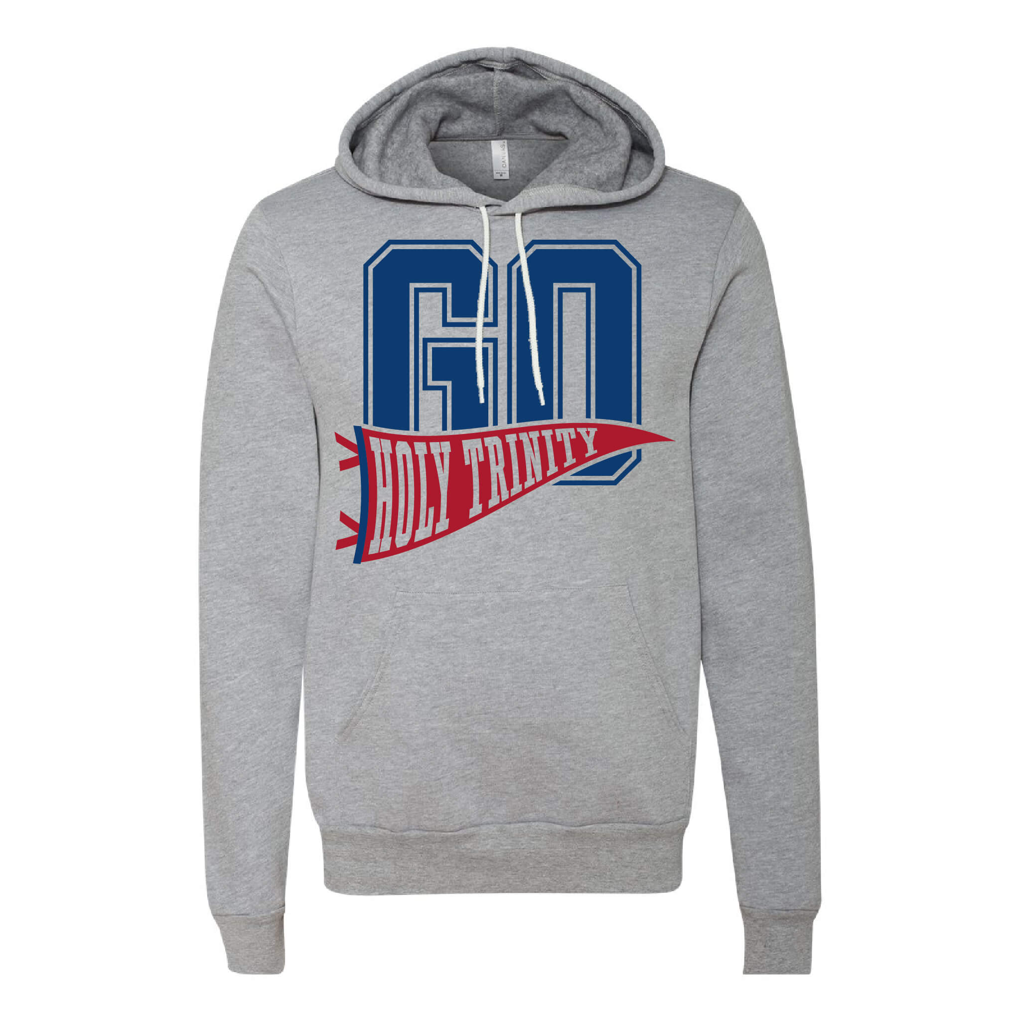 Go Holy Trinity Sponge Fleece Raglan Hoodie Sweatshirt - Adult