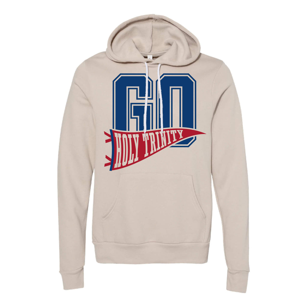 Go Holy Trinity Sponge Fleece Raglan Hoodie Sweatshirt - Adult