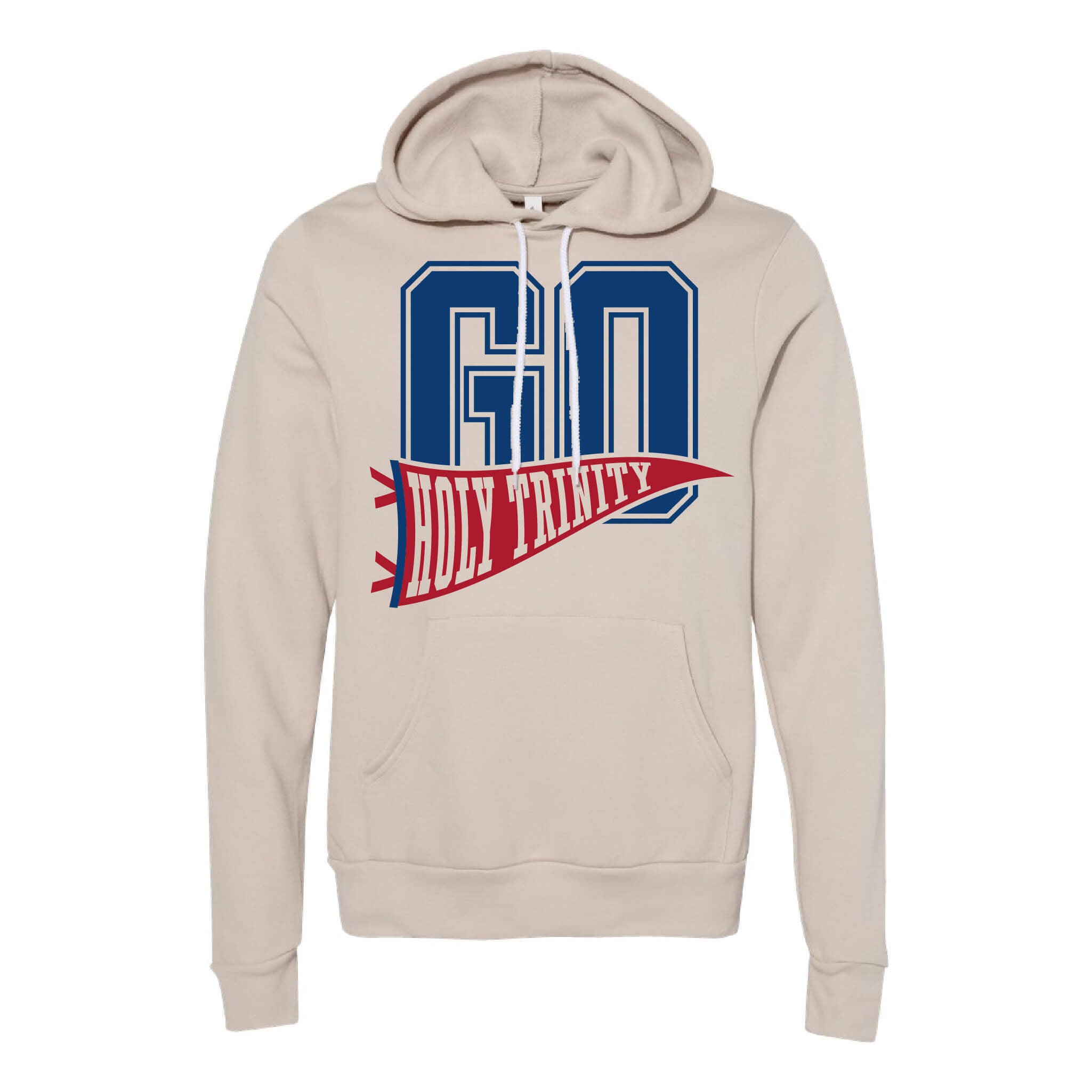 Go Holy Trinity Sponge Fleece Raglan Hoodie Sweatshirt - Adult