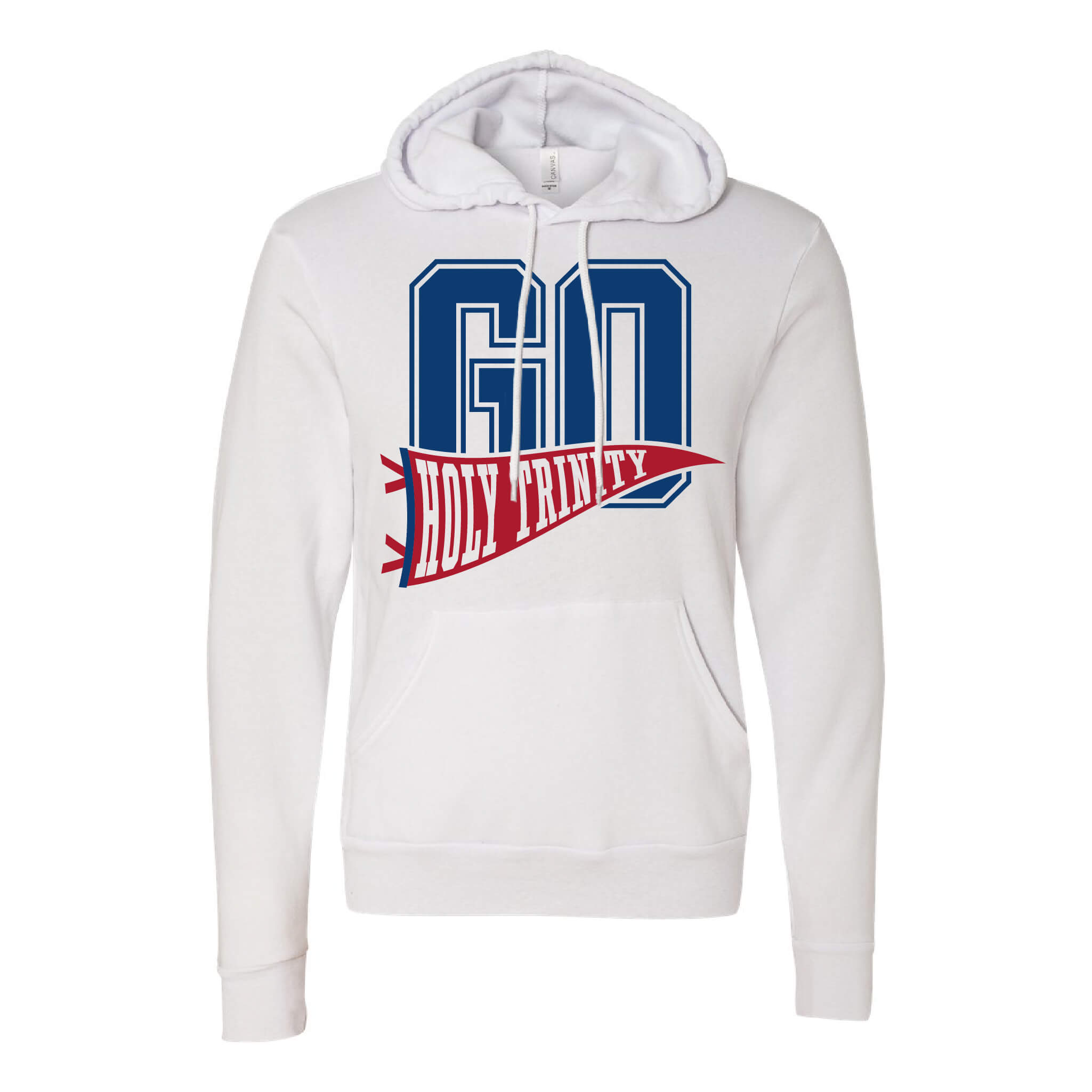 Go Holy Trinity Sponge Fleece Raglan Hoodie Sweatshirt - Adult