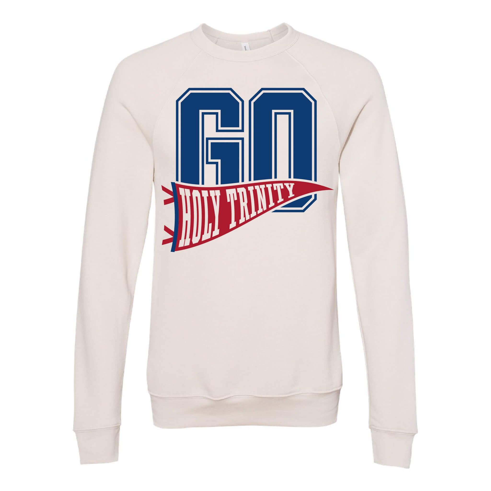 Go Holy Trinity Sponge Fleece Raglan Crewneck Sweatshirt - Adult