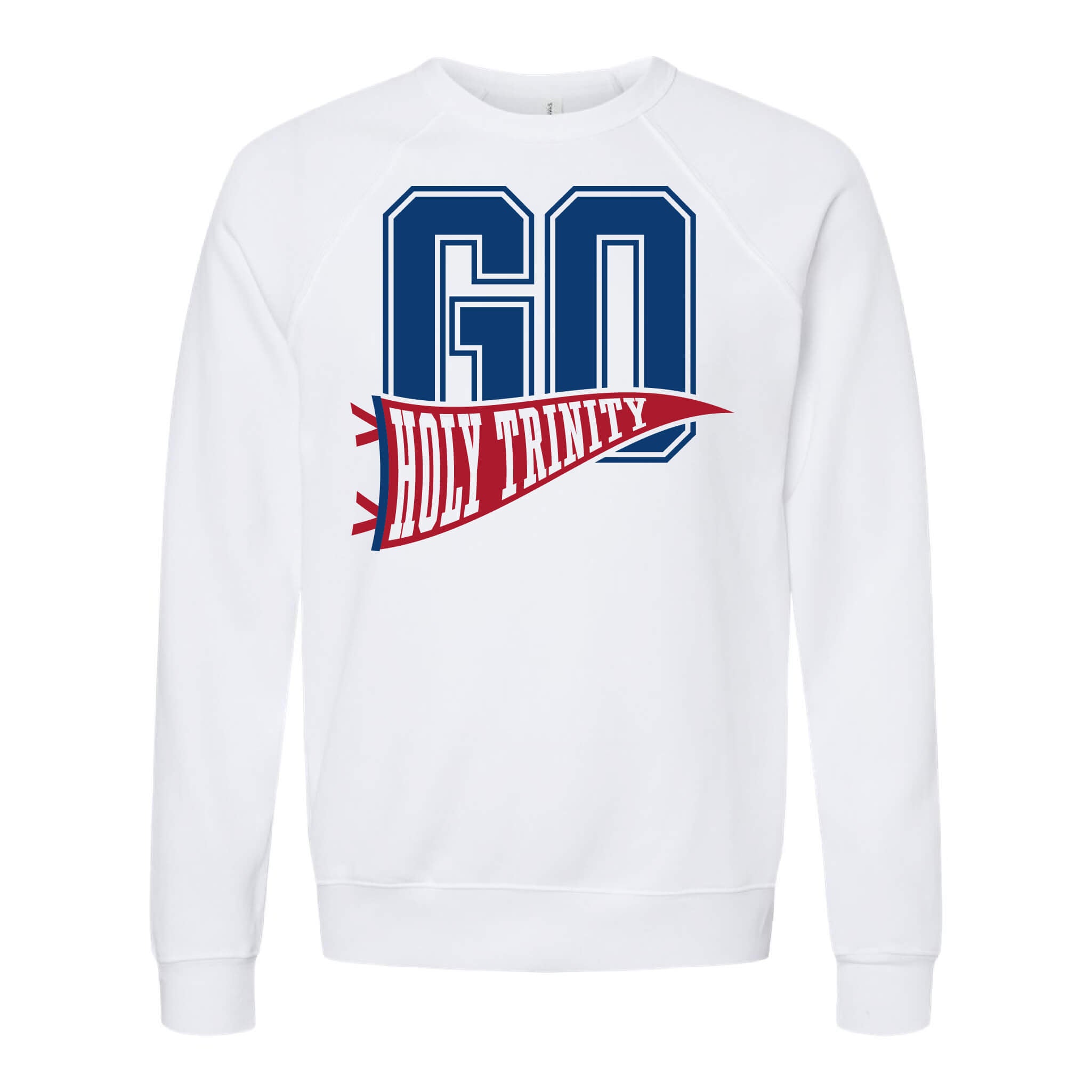 Go Holy Trinity Sponge Fleece Raglan Crewneck Sweatshirt - Adult