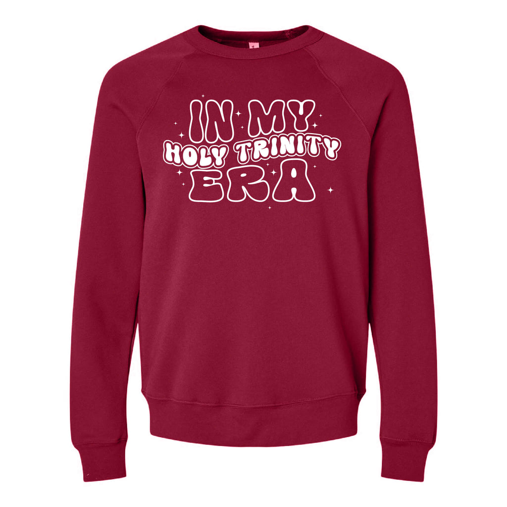 In My Holy Trinity Era Sponge Fleece Raglan Crewneck Sweatshirt - Adult