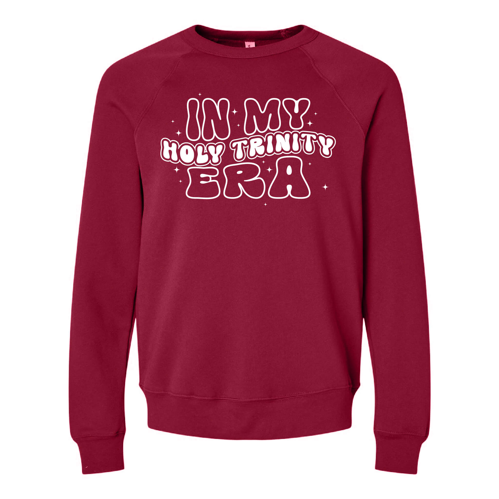 In My Holy Trinity Era Sponge Fleece Raglan Crewneck Sweatshirt - Adult