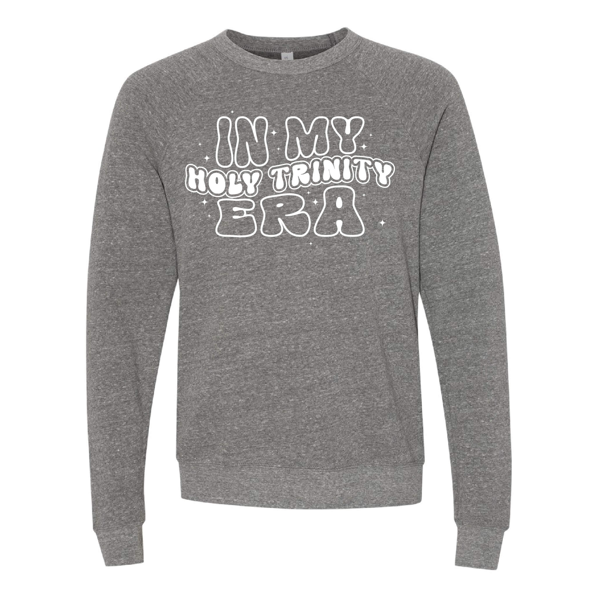 In My Holy Trinity Era Sponge Fleece Raglan Crewneck Sweatshirt - Adult