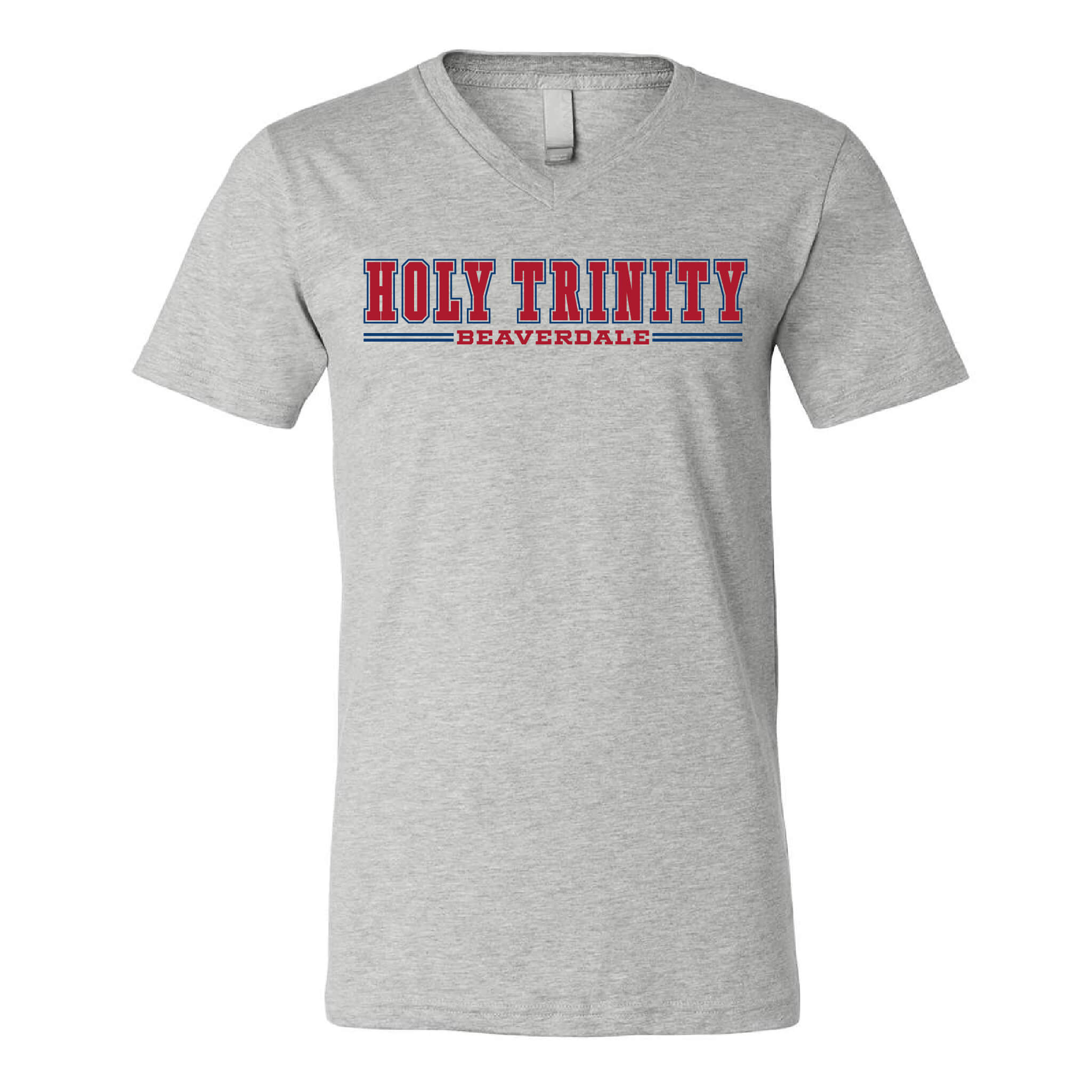 Holy Trinity Beaverdale Athletic Block CVC Jersey V-Neck Tee - Adult