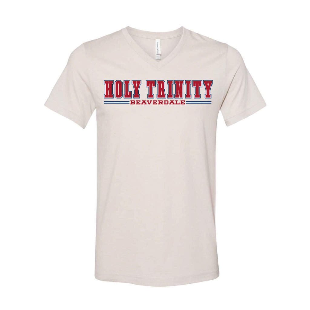 Holy Trinity Beaverdale Athletic Block CVC Jersey V-Neck Tee - Adult
