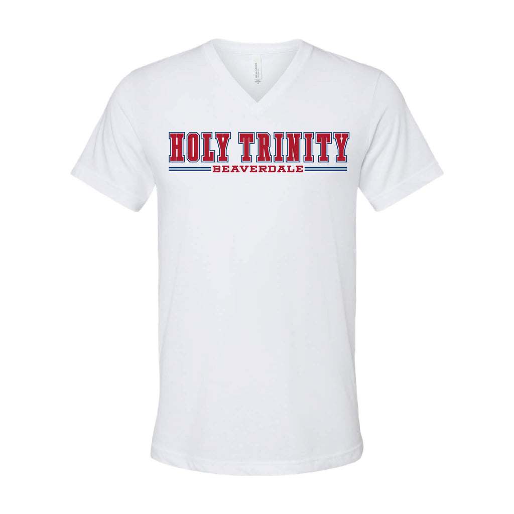 Holy Trinity Beaverdale Athletic Block CVC Jersey V-Neck Tee - Adult