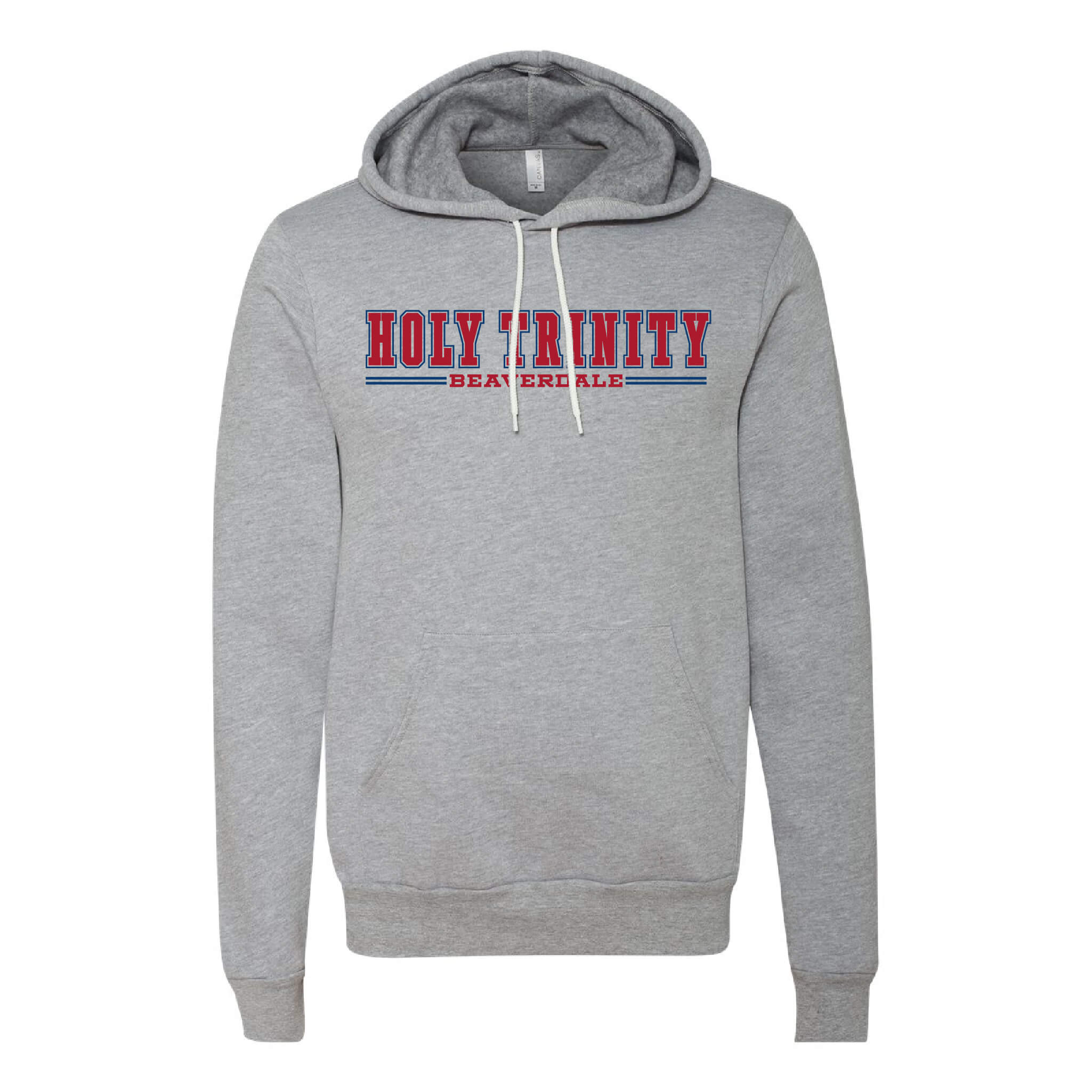 Holy Trinity Beaverdale Athletic Block Sponge Fleece Raglan Hoodie Sweatshirt - Adult