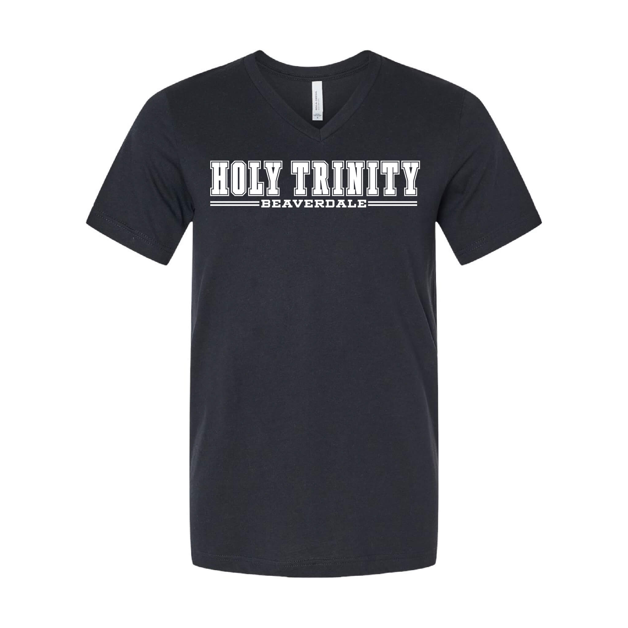 Holy Trinity Beaverdale Athletic Block CVC Jersey V-Neck Tee - Adult