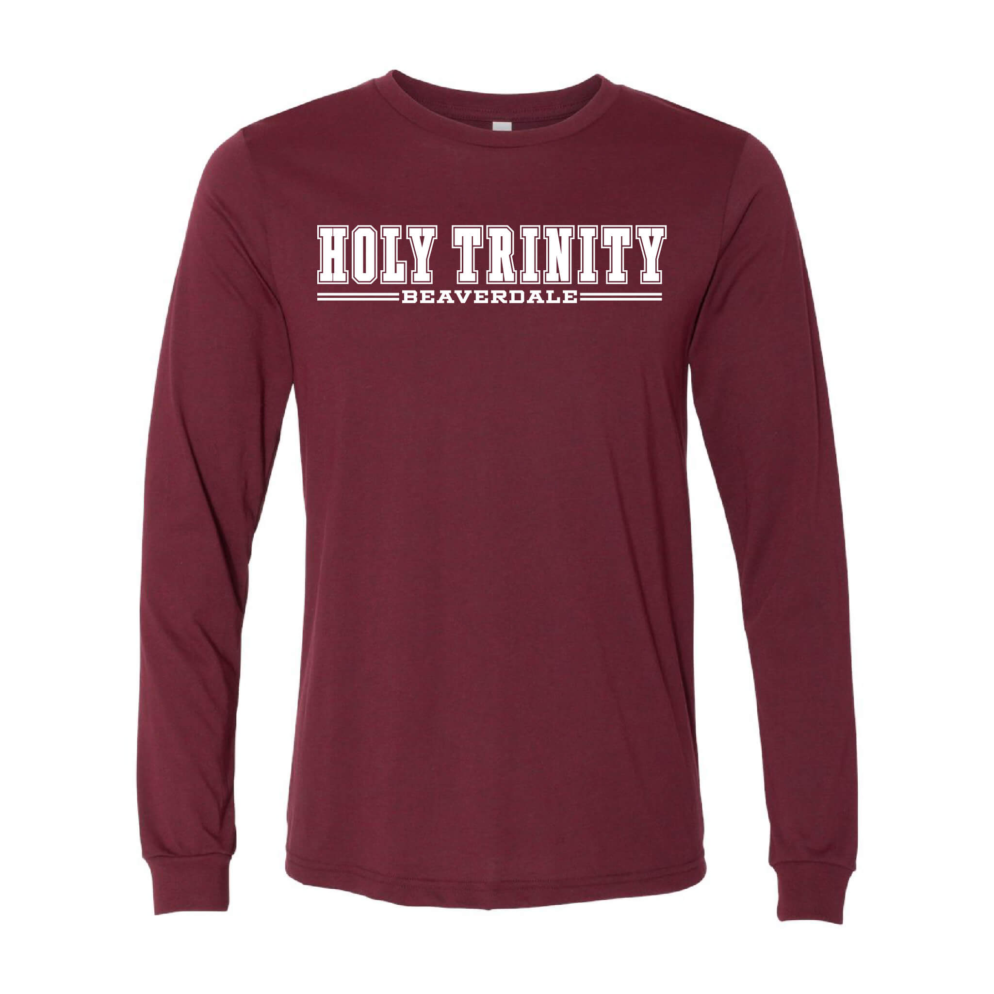 Holy Trinity Beaverdale Athletic Block CVC Long Sleeve Tee - Adult