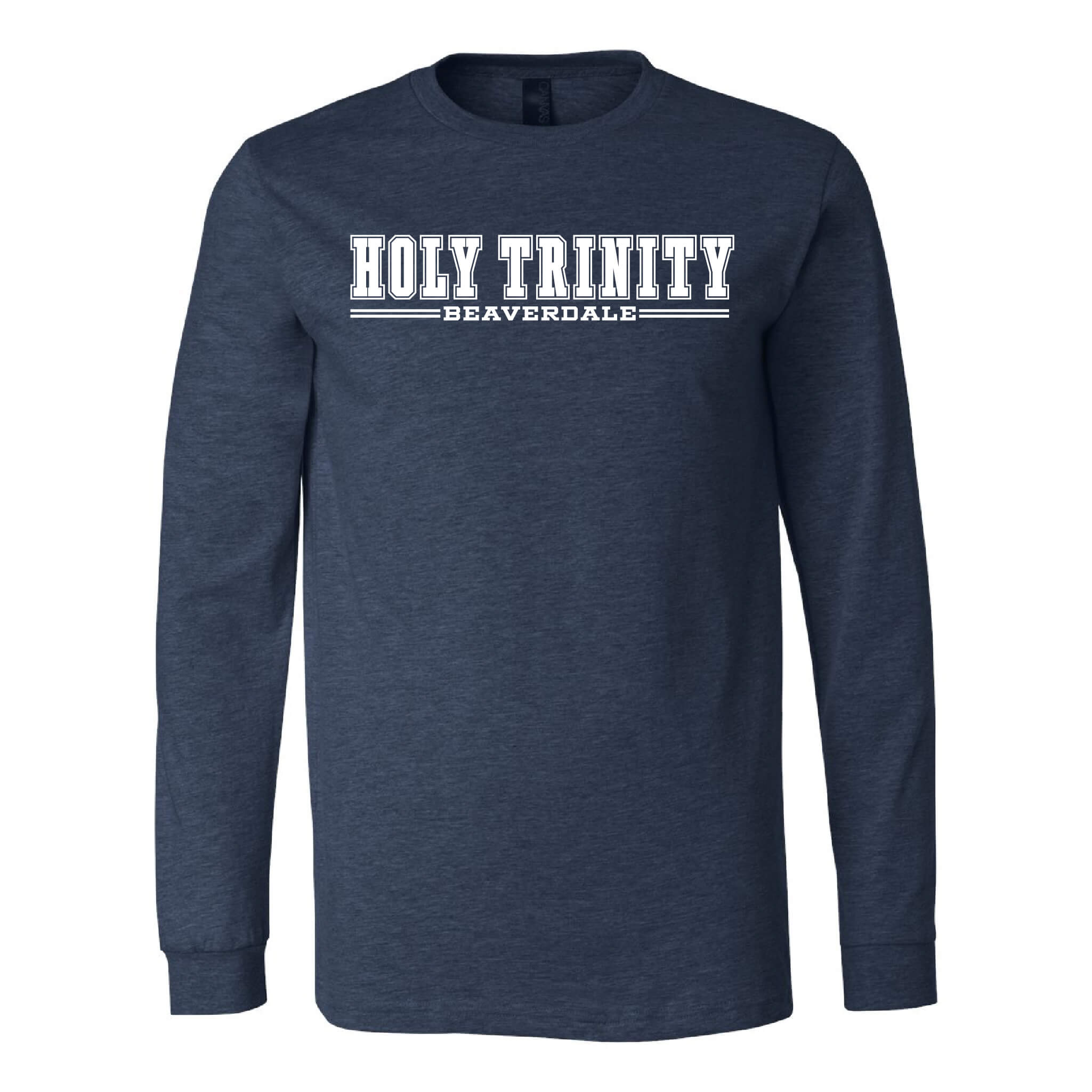 Holy Trinity Beaverdale Athletic Block CVC Long Sleeve Tee - Adult