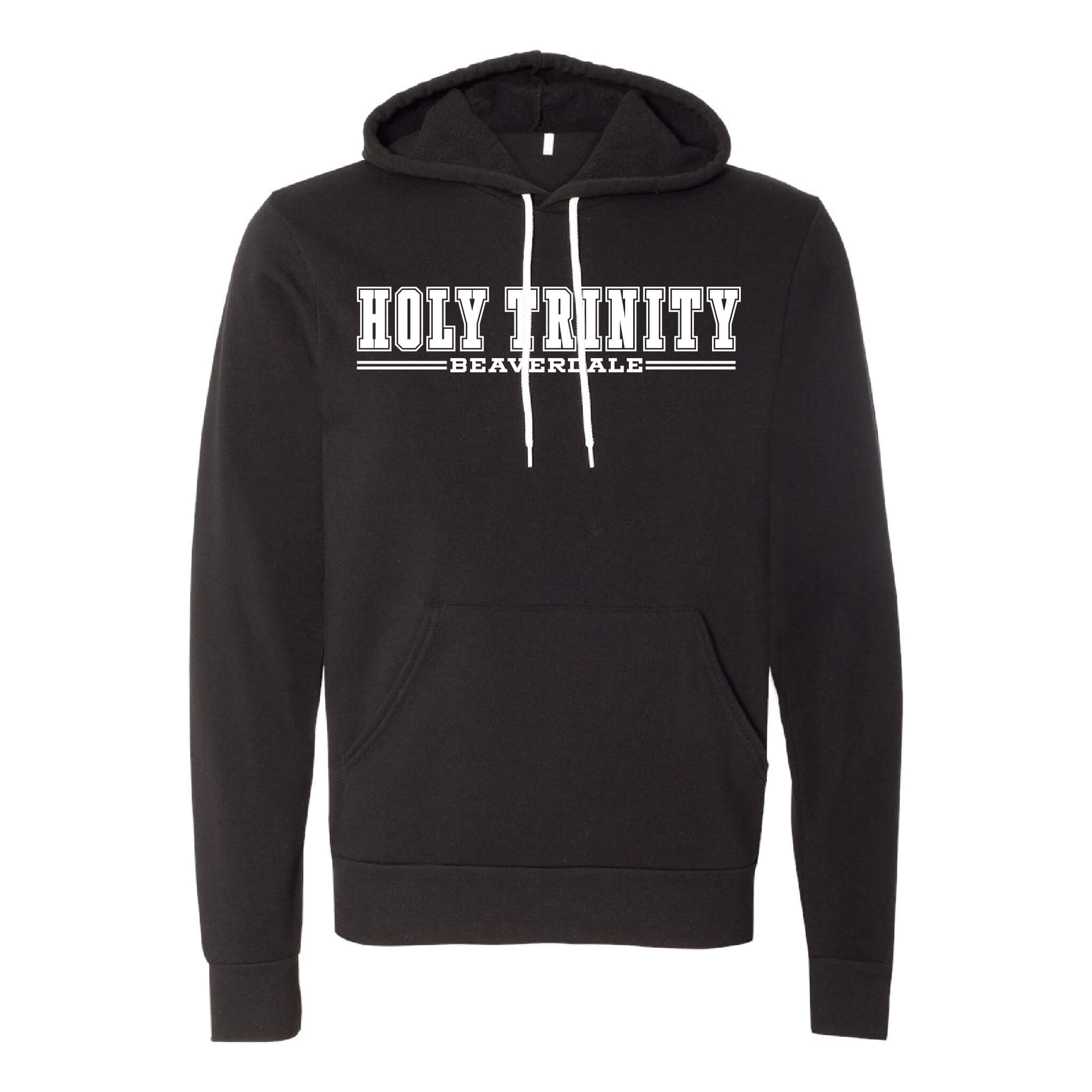 Holy Trinity Beaverdale Athletic Block Sponge Fleece Raglan Hoodie Sweatshirt - Adult
